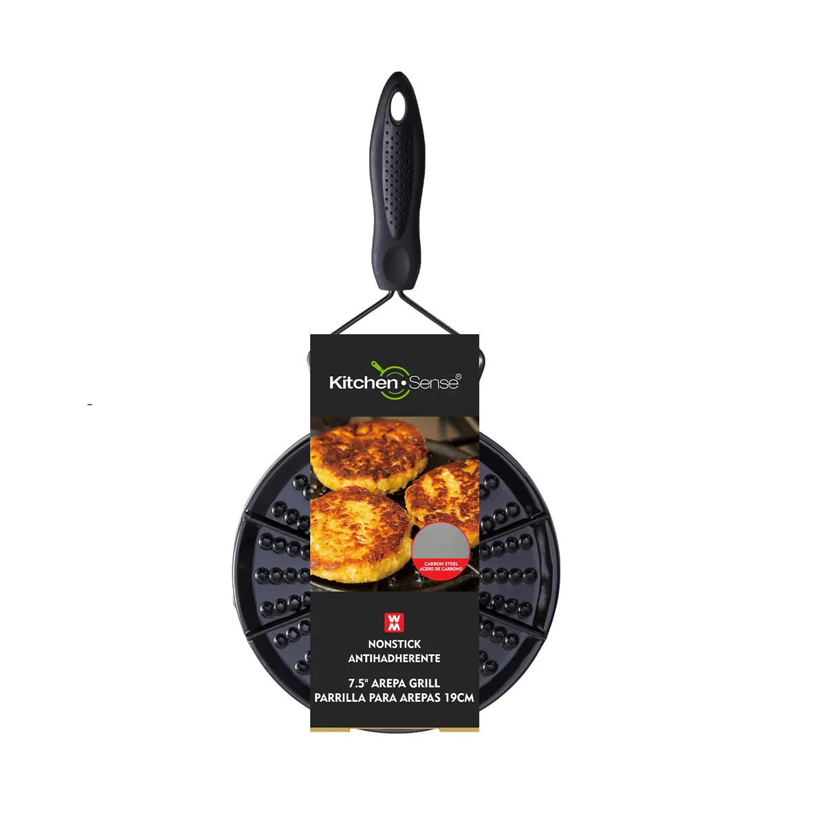 Arepa Grill for Stovetop & Gas Burner – Colombian Arepa Grill, Heat Diffuser Plate for Even Cooking, Durable Enamel-Coated Iron with Non-Slip Handle for Flatbreads & Tortillas - Image 6