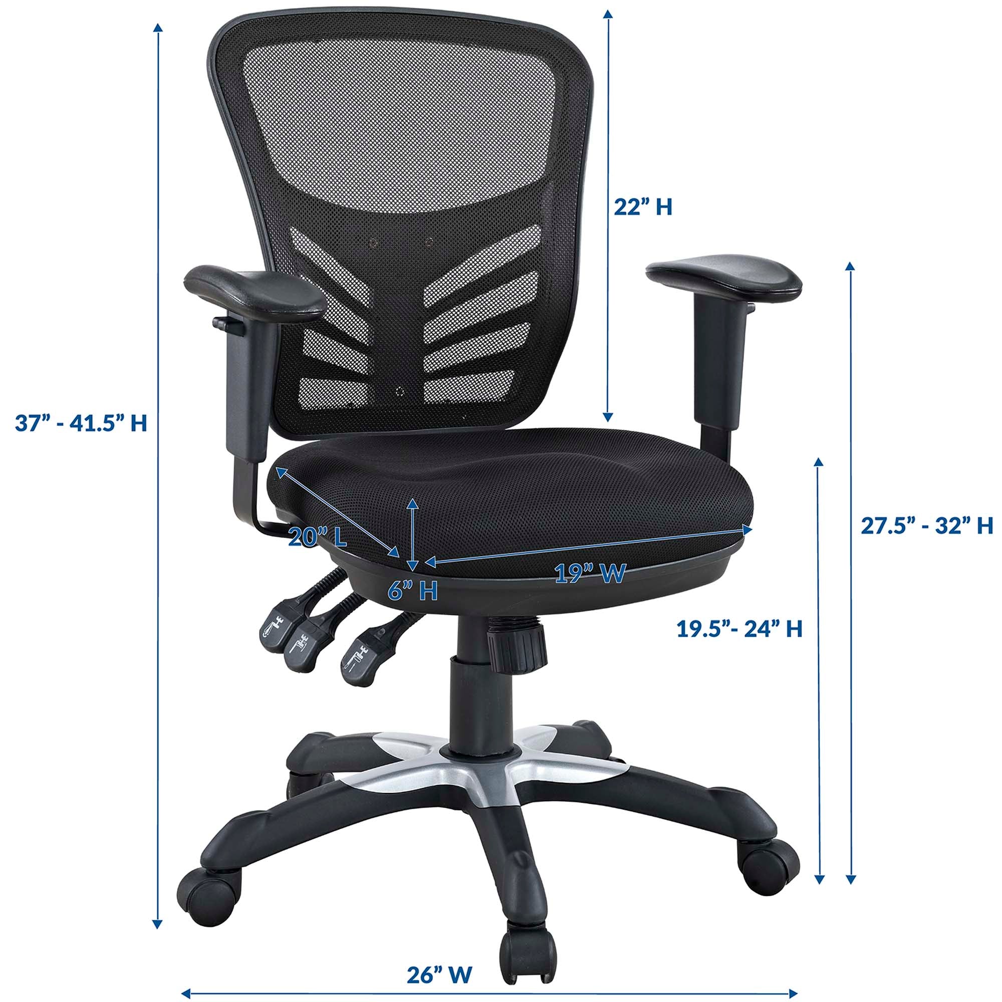 Articulate Mesh Office Chair by Modway - Image 16