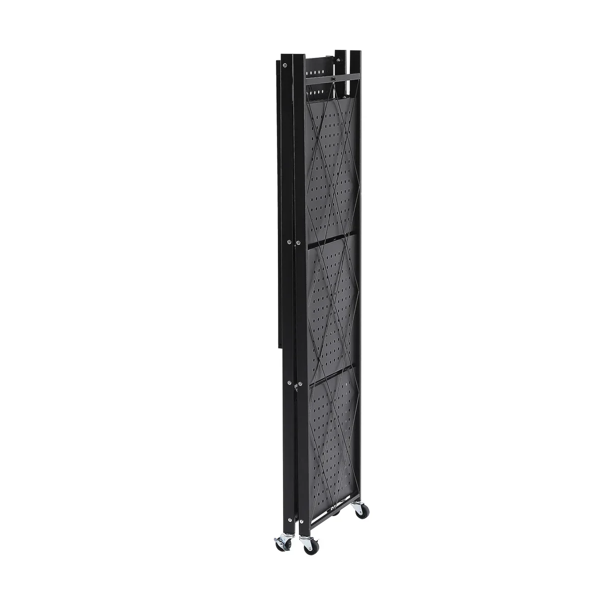 Assembled Black Foldable Metal Storage Shelving Unit - 3 Sizes! - Image 20