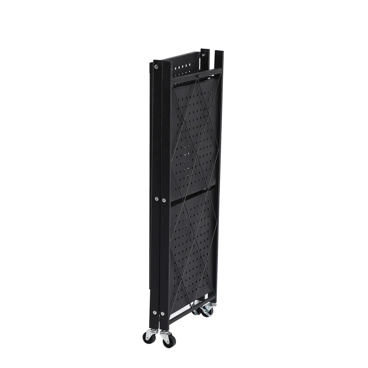 Assembled Black Foldable Metal Storage Shelving Unit - 3 Sizes! - Image 39