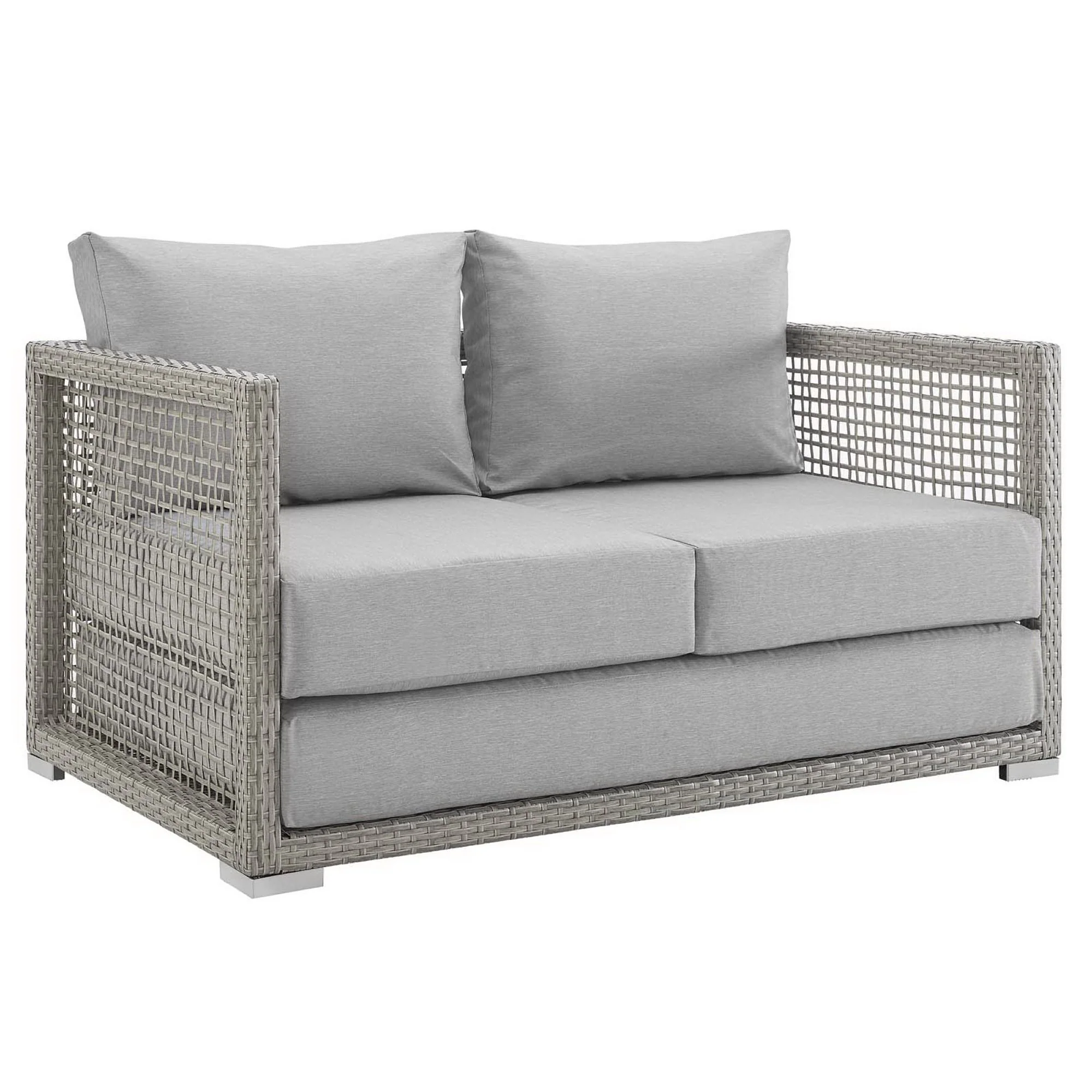 Aura 3 Piece Outdoor Patio Wicker Rattan Set by Modway - Image 11