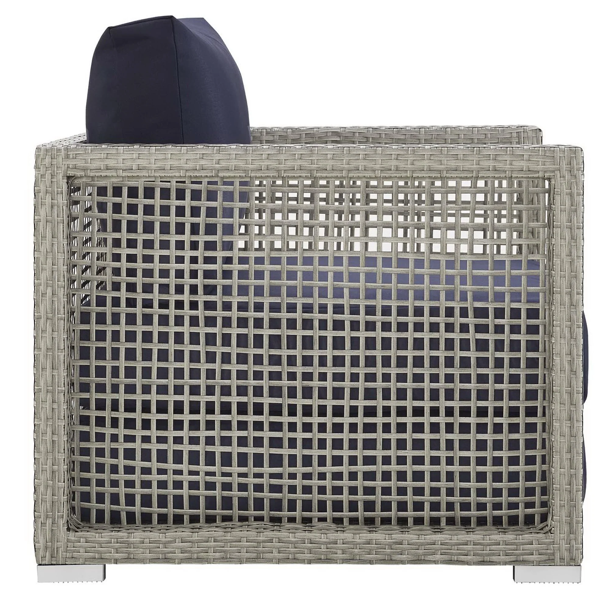 Aura 3 Piece Outdoor Patio Wicker Rattan Set by Modway - Image 12