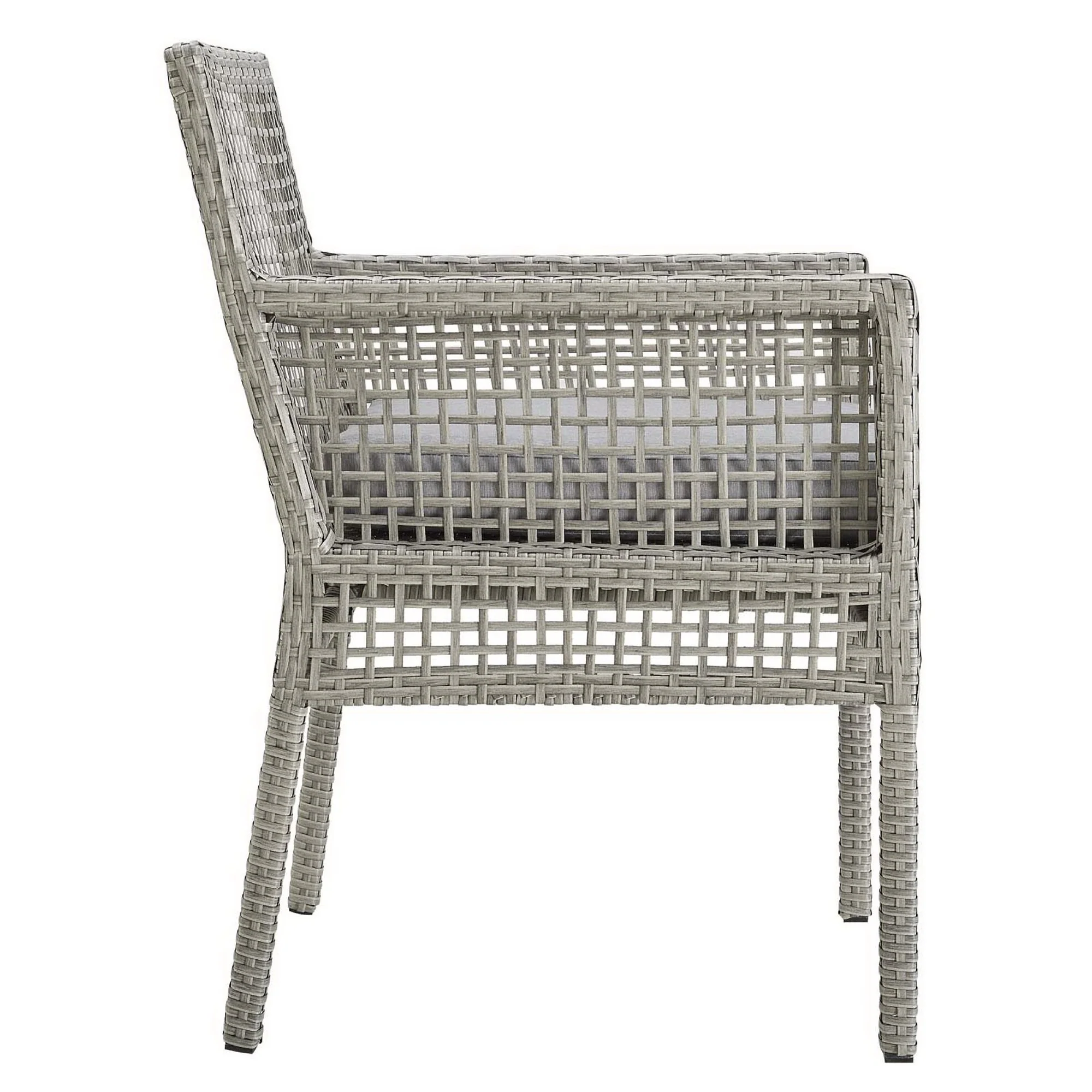 Aura Outdoor Patio Wicker Rattan Dining Armchair by Modway - Image 13