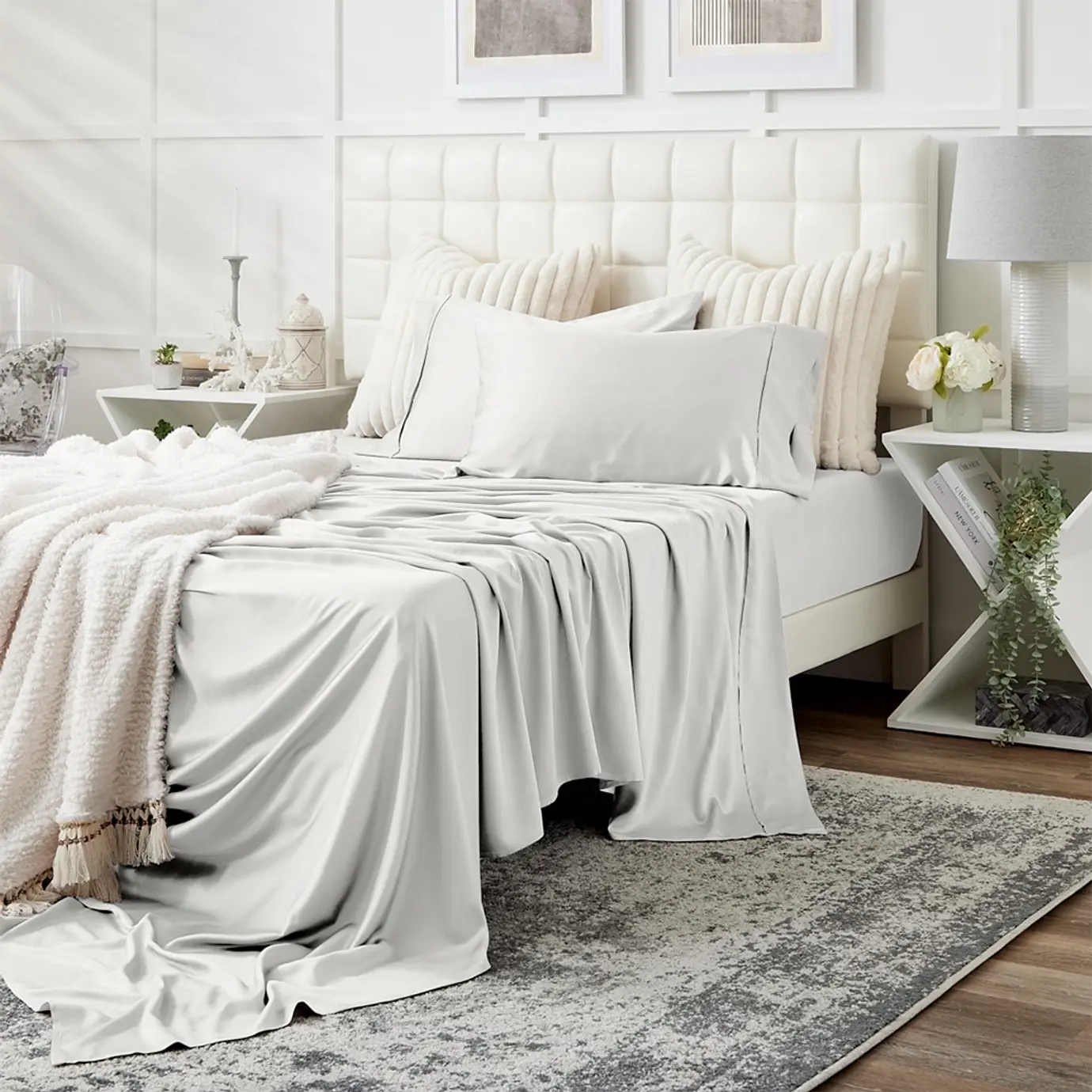 Bamboo Viscose Bed Sheet Set - Image 28