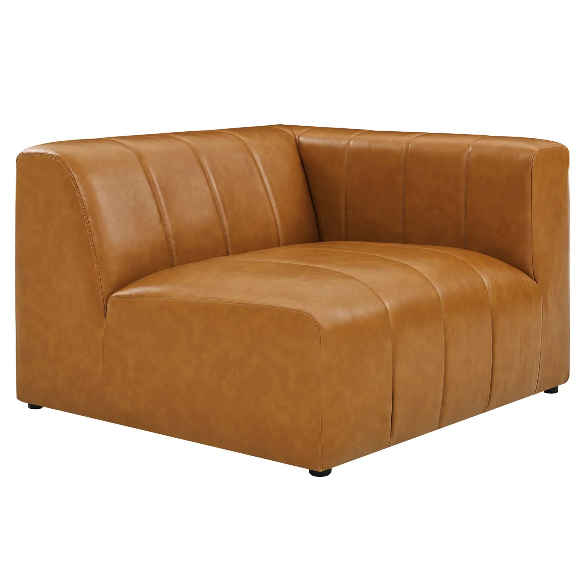 Bartlett 4-Piece Vegan Leather Sectional Sofa by Modway - Image 3