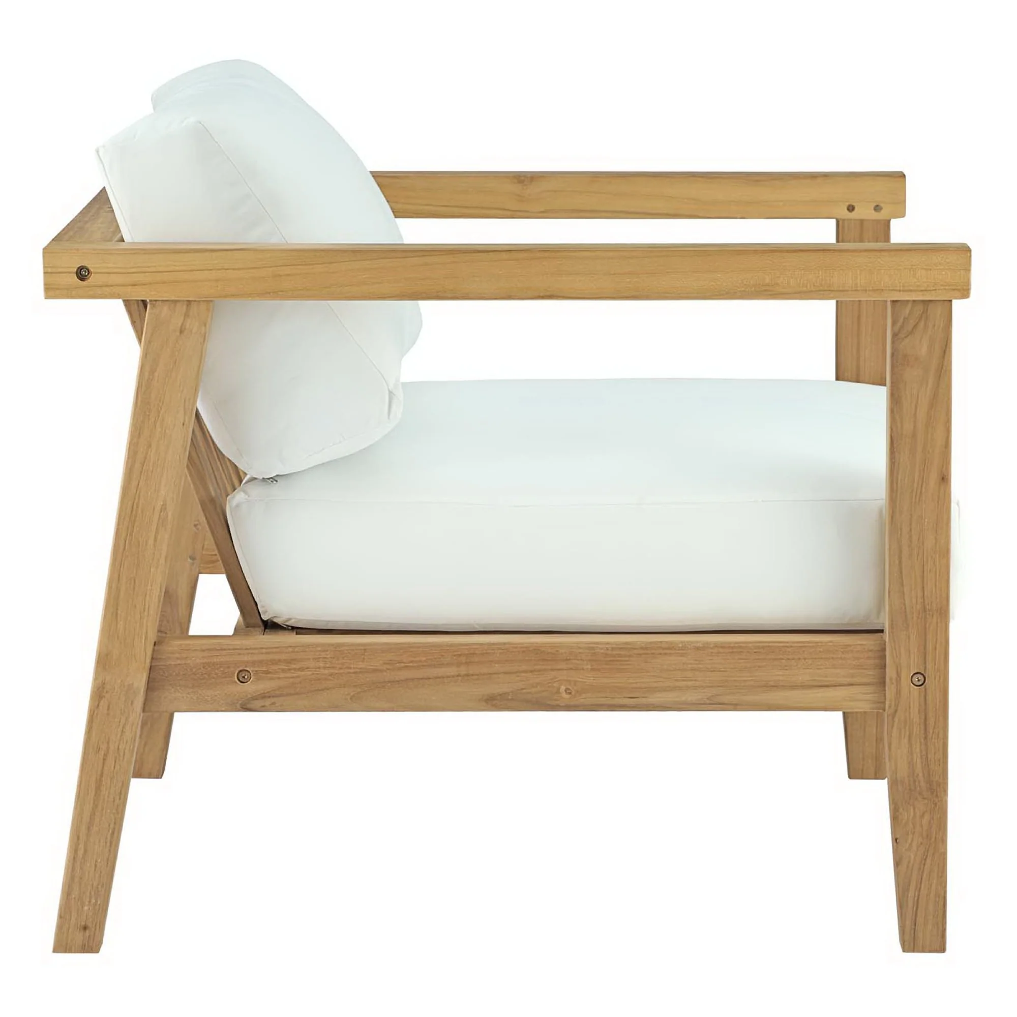 Bayport Outdoor Patio Teak Armchair by Modway - Image 2