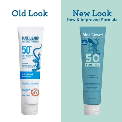 Blue Lizard Sensitive Mineral Sunscreen Lotion SPF 50+ 5 fl oz - Imperfect Container - Image 3