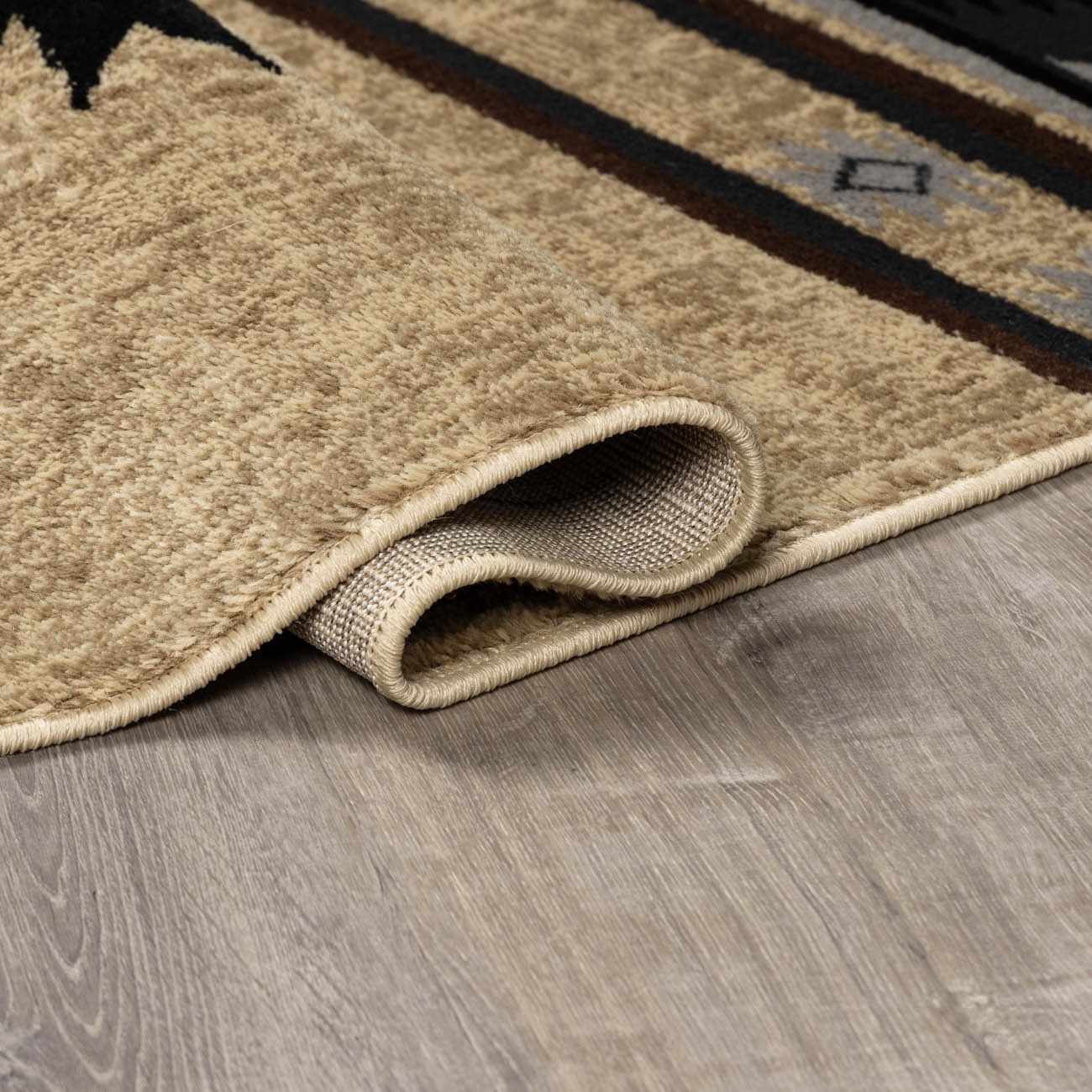 Buckhaven Brown Aztec Carpet - Image 6