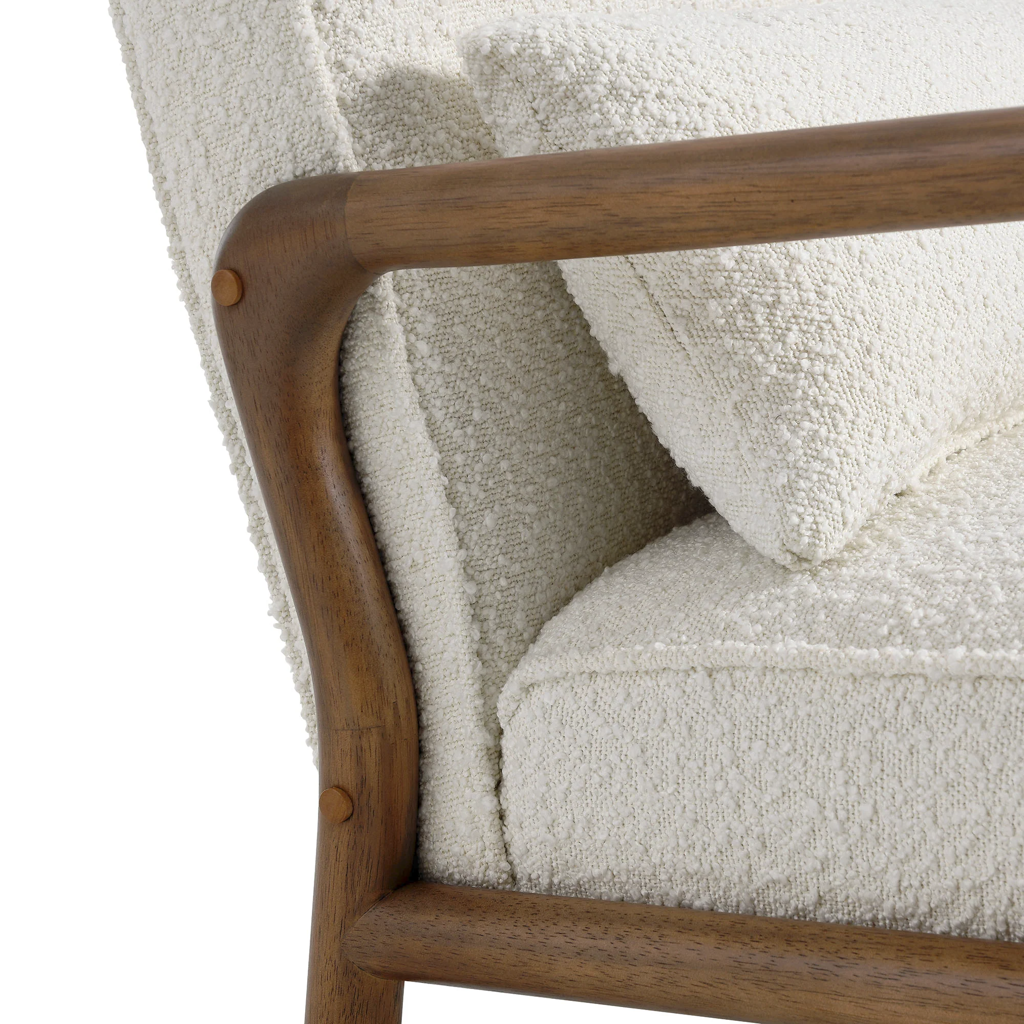 Charlie Boucle Upholstered Armchair by Modway - Image 7
