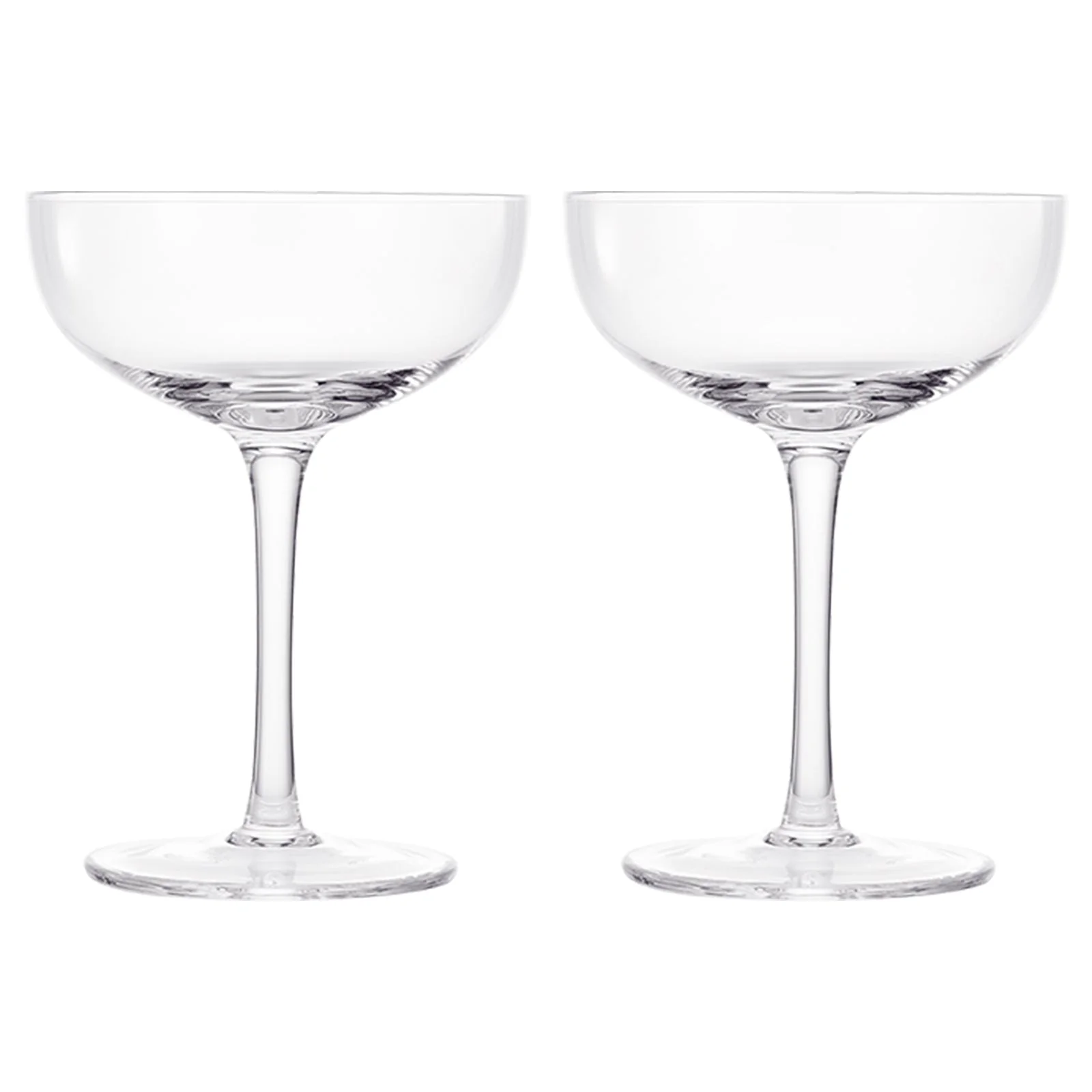 Classica Champagne Coupe Cocktail Glassware, Set of 2 - Image 3