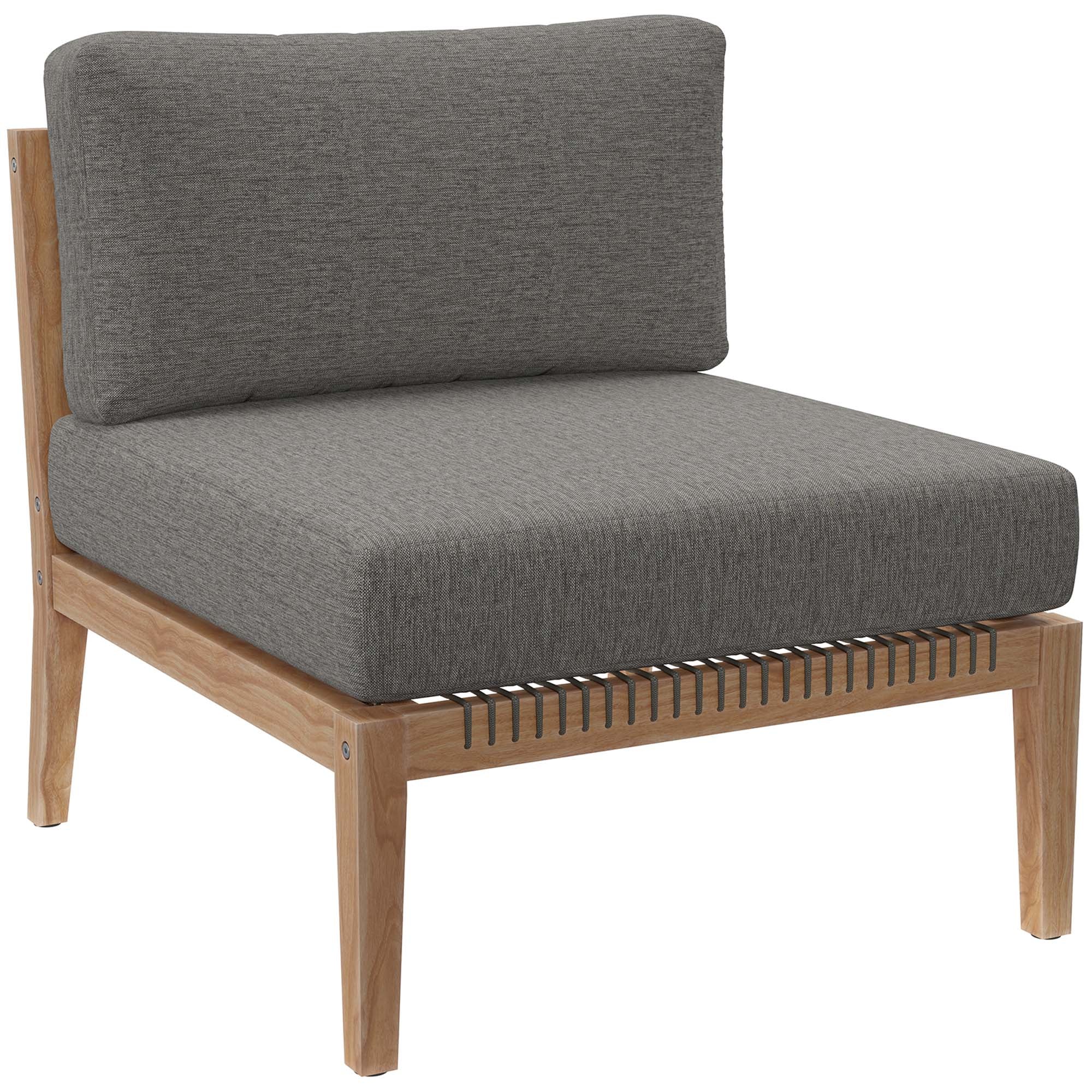 Clearwater Outdoor Patio Teak Wood Sofa by Modway - Image 9