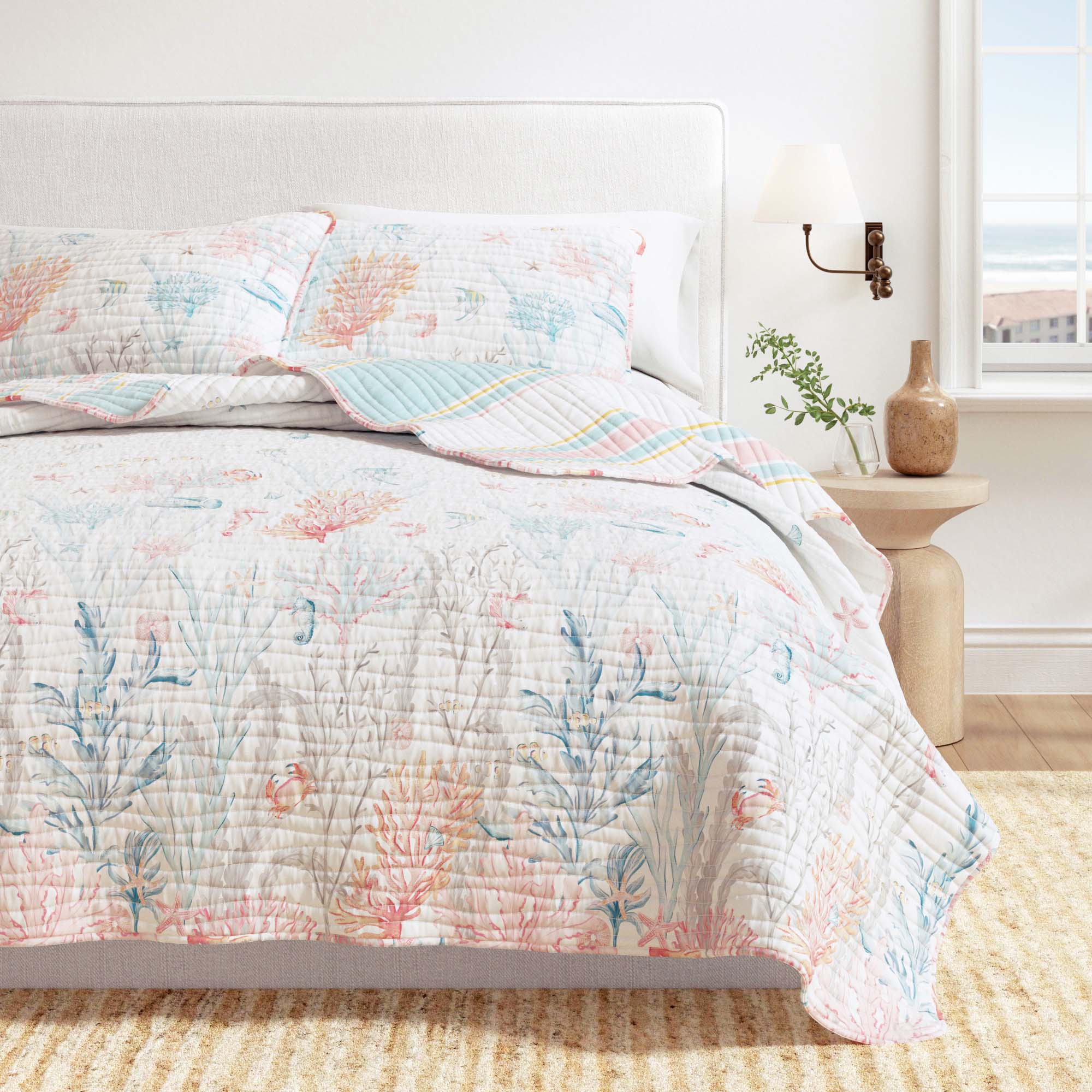 Coastal Coral Reef Quilt Set - Caymen Collection - Image 6