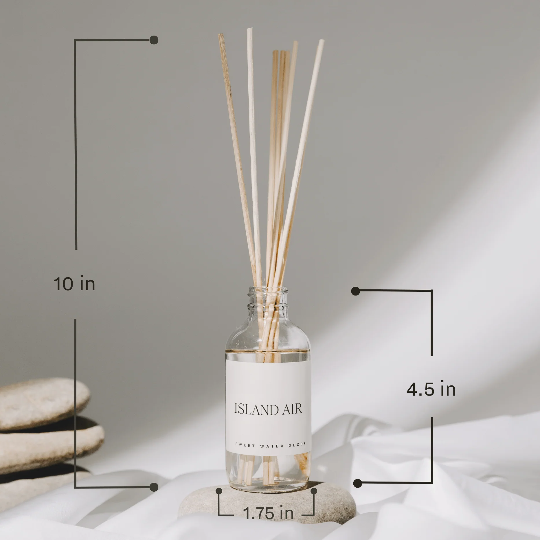 Coastal Lemon Clear Reed Diffuser - Image 9