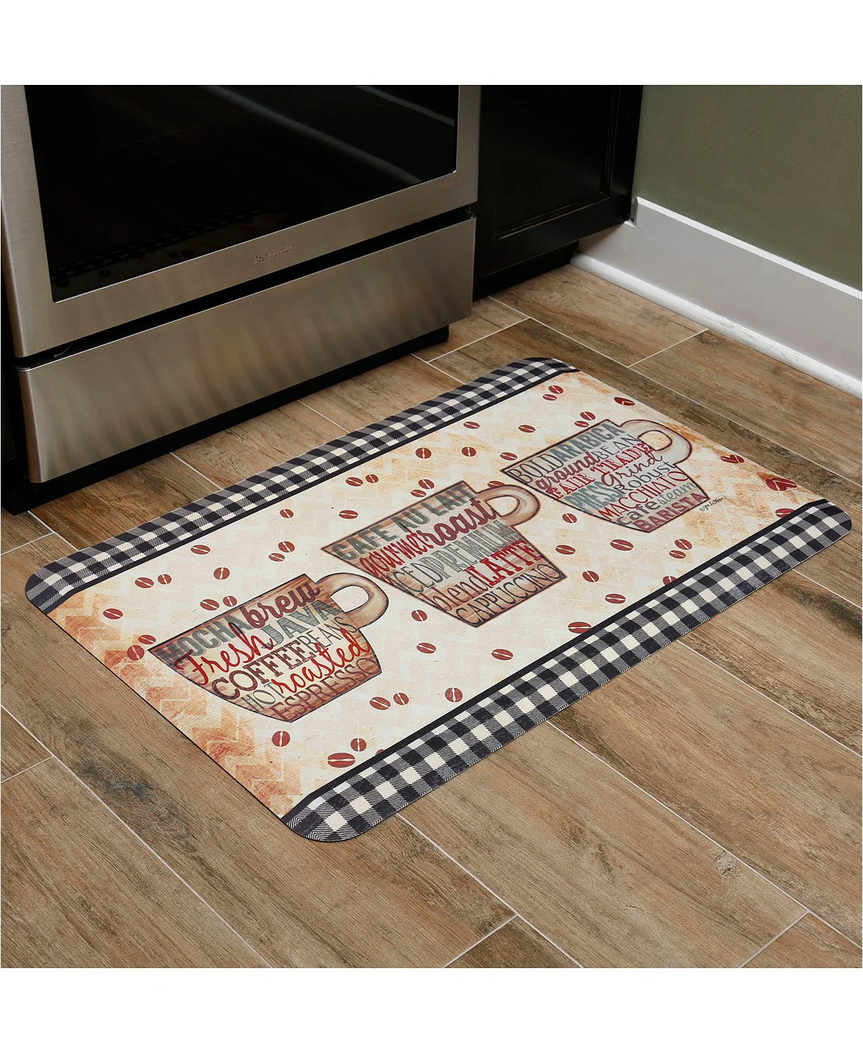 Coffee Words Antifatigue Kitchen Mats (COFFEE WORDS) - Image 3