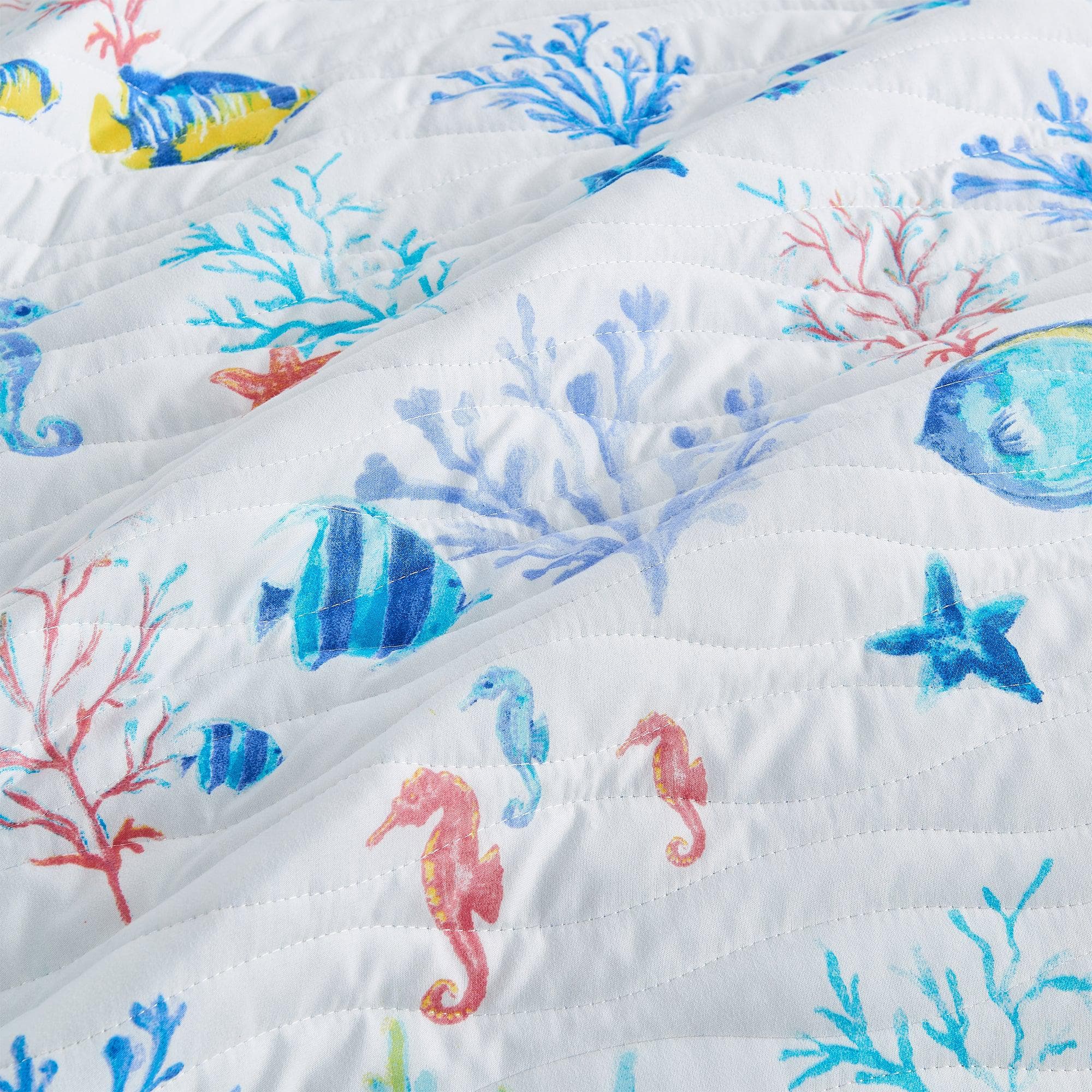 Colorful Coastal Seascape Quilt Set - Ryanne Collection - Image 5