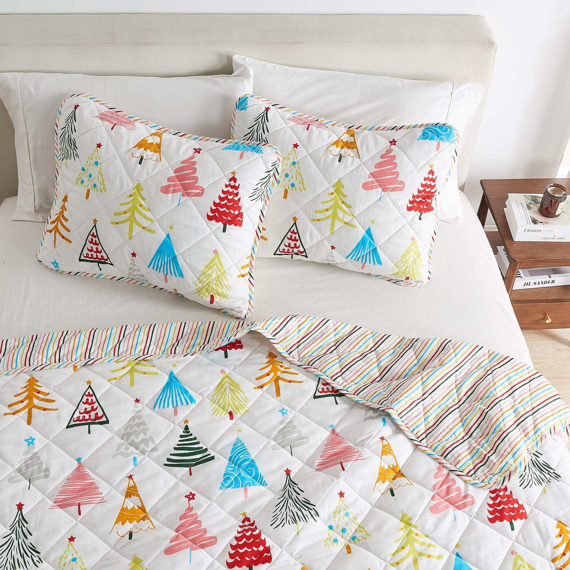 Colorful Holiday Quilt Set - Midnight Magic Collection - Image 32
