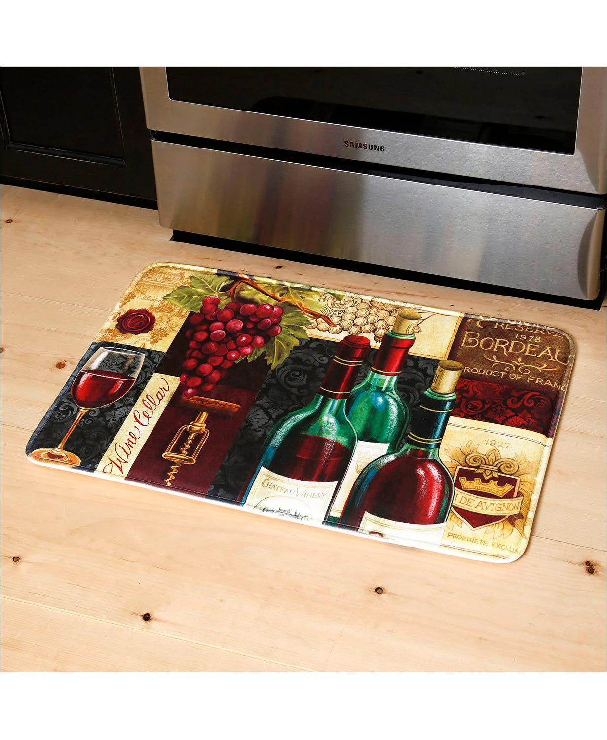 Comfort Cushion Anti-Fatigue Kitchen Mat (Wine Cellar) - Image 2