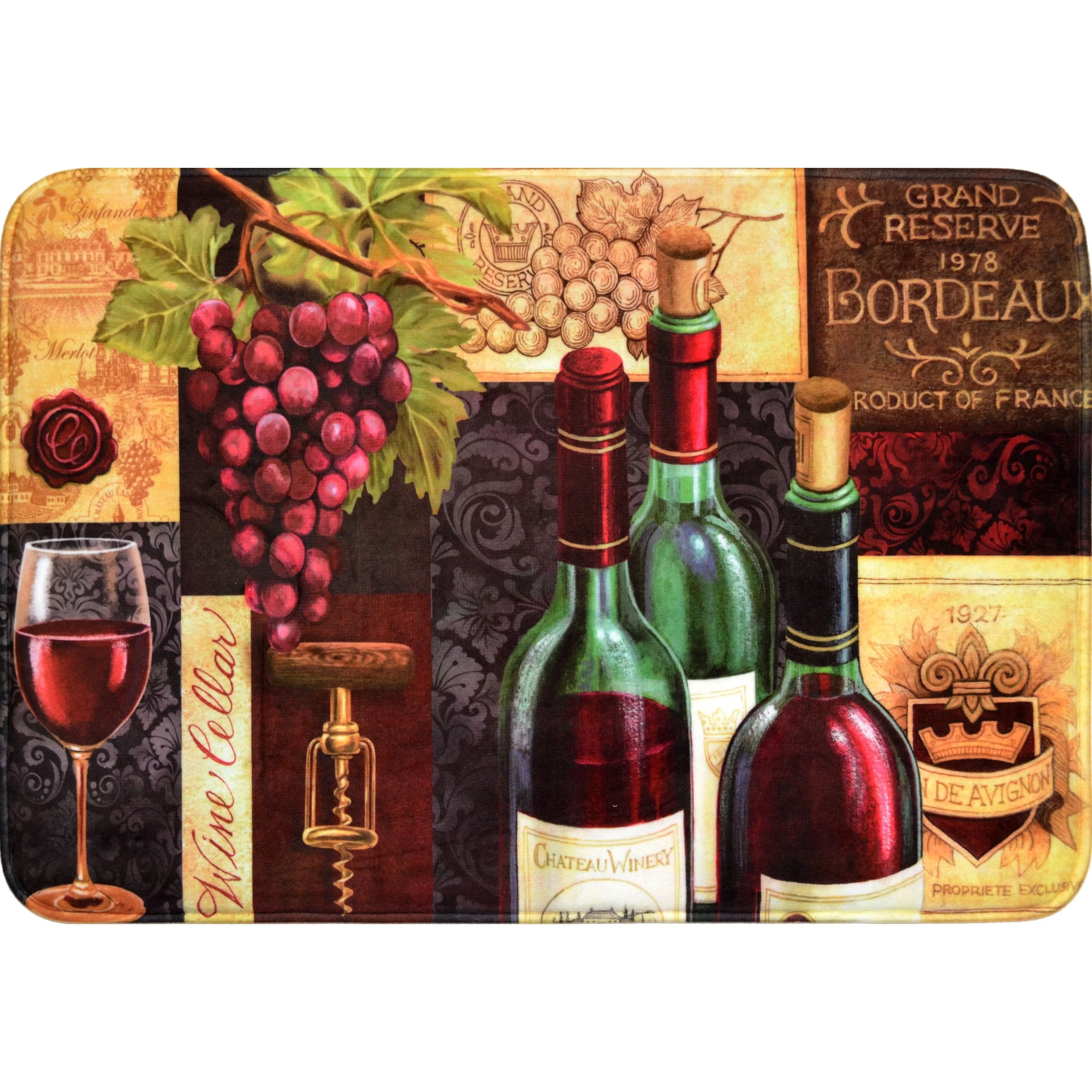 Comfort Cushion Anti-Fatigue Kitchen Mat (Wine Cellar) - Image 5