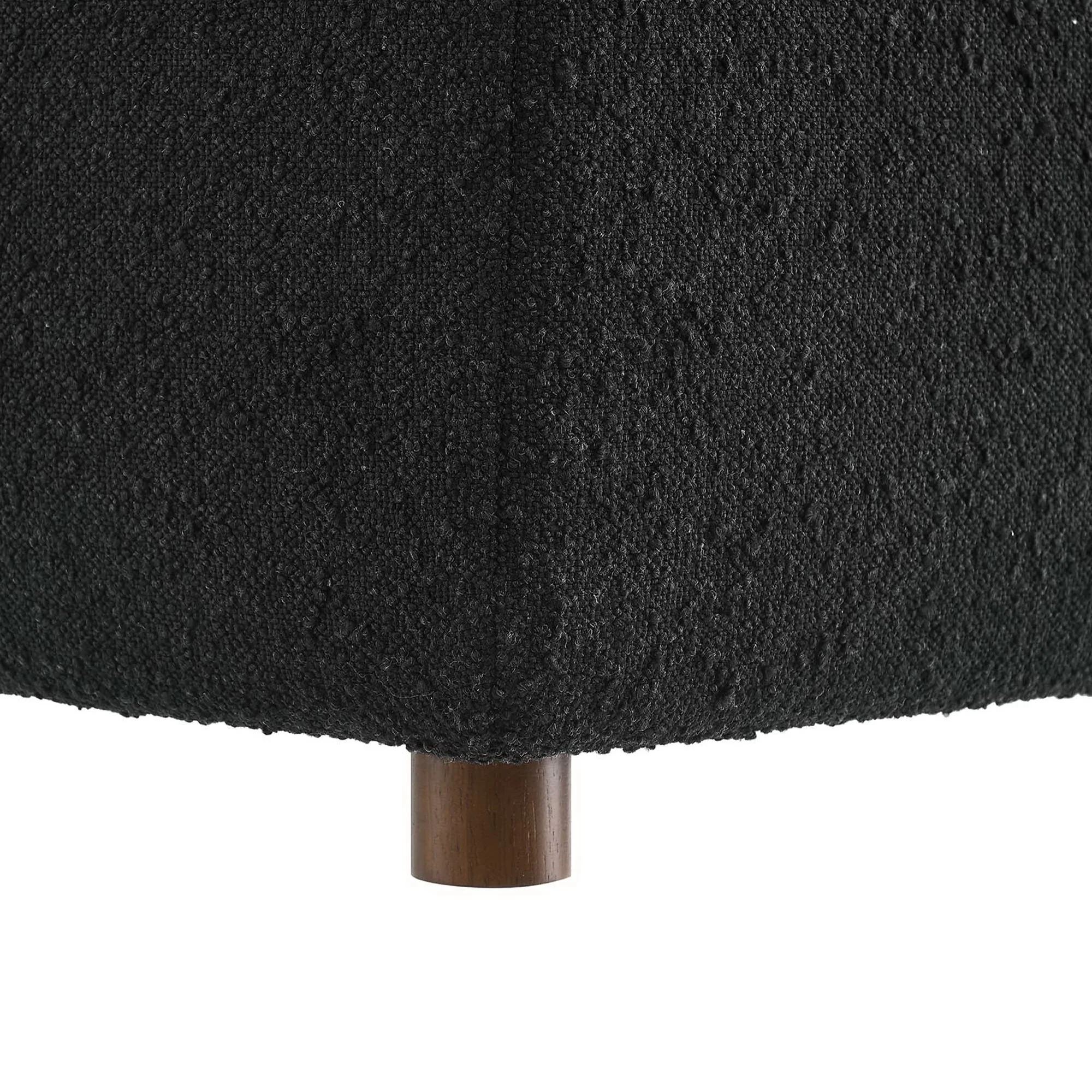 Commix Down Filled Overstuffed Boucle Fabric Ottoman by Modway - Image 6