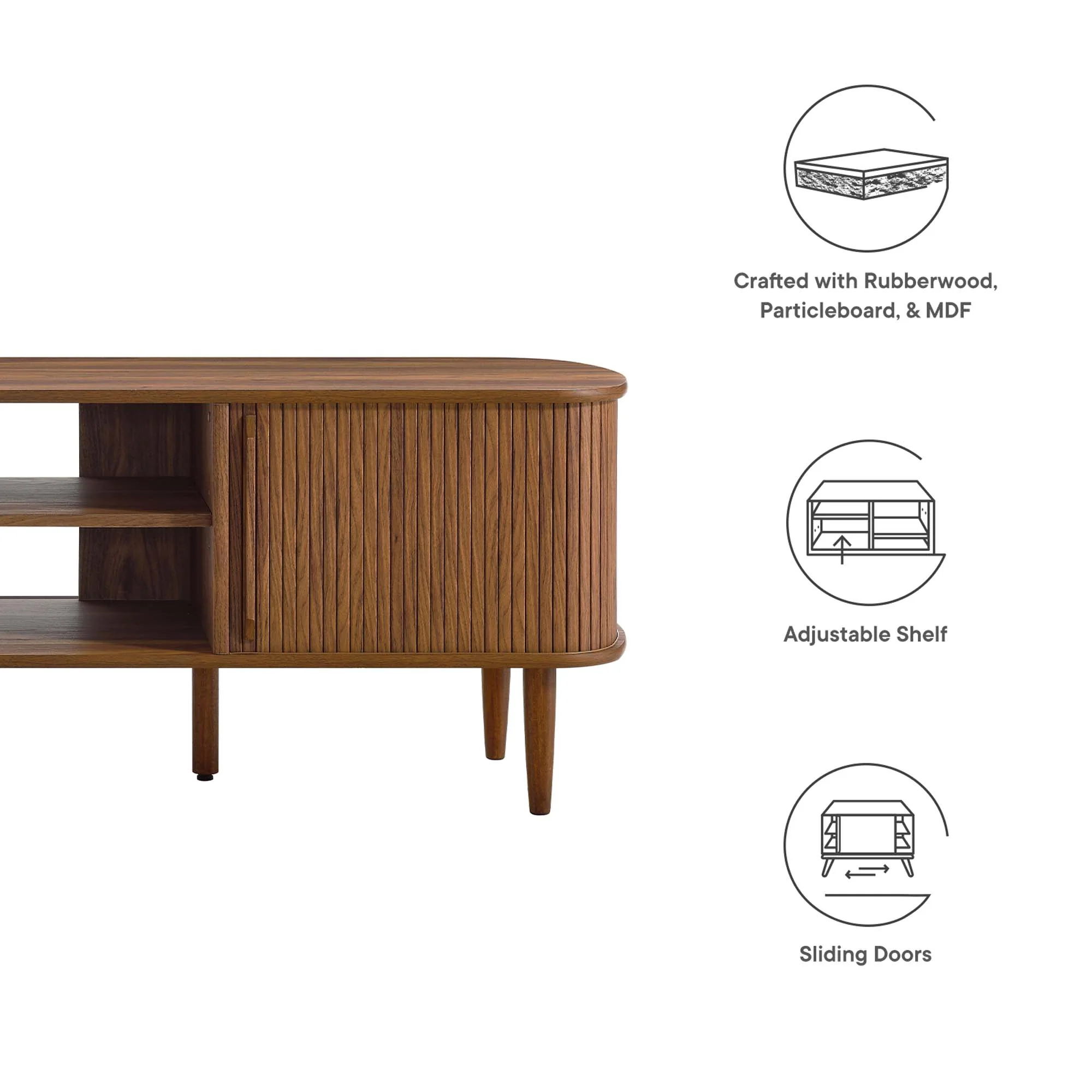 Contour 63" Wood TV Stand by Modway - Image 2