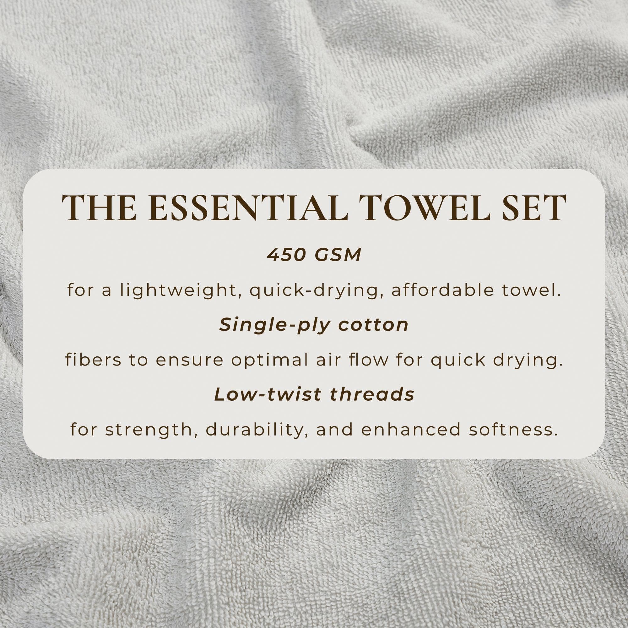 Cotton Terry Bath Towel Set - Cooper Collection - Image 136