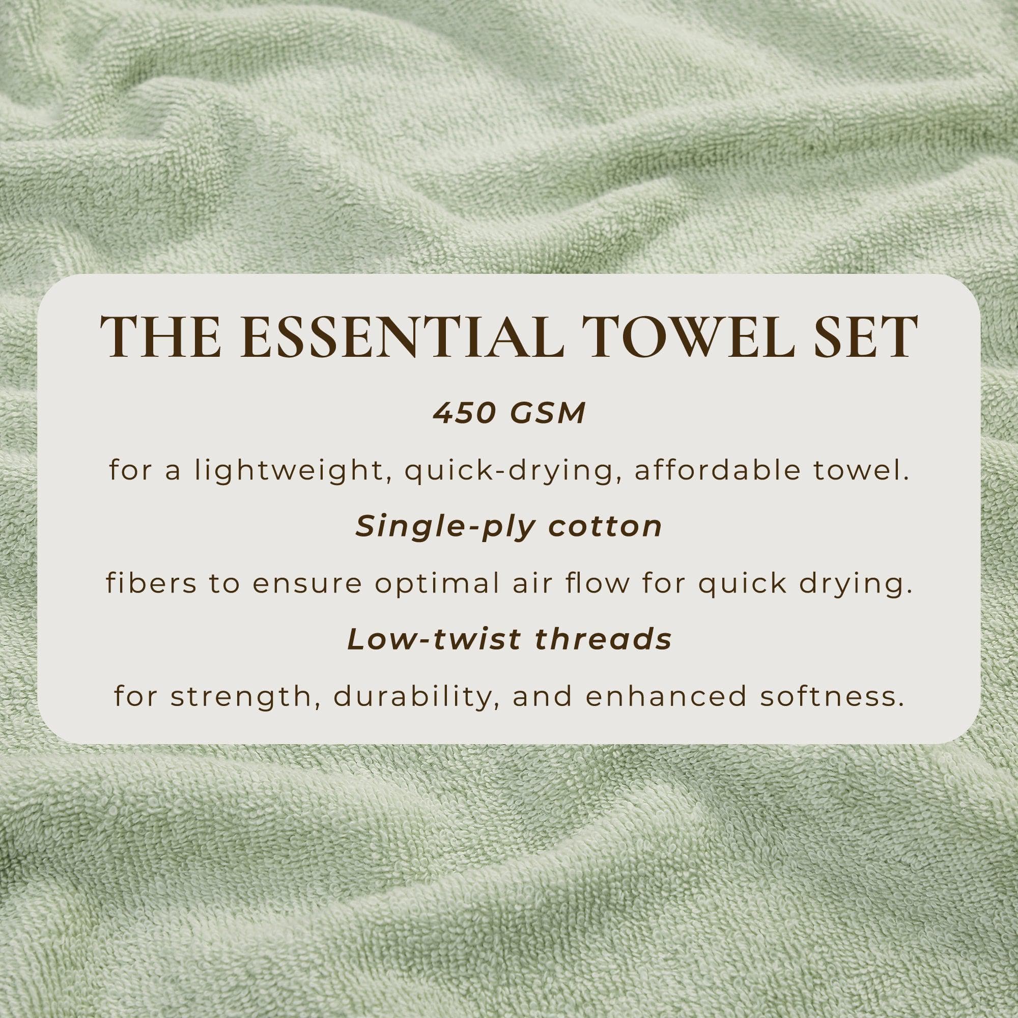 Cotton Terry Bath Towel Set - Cooper Collection - Image 64