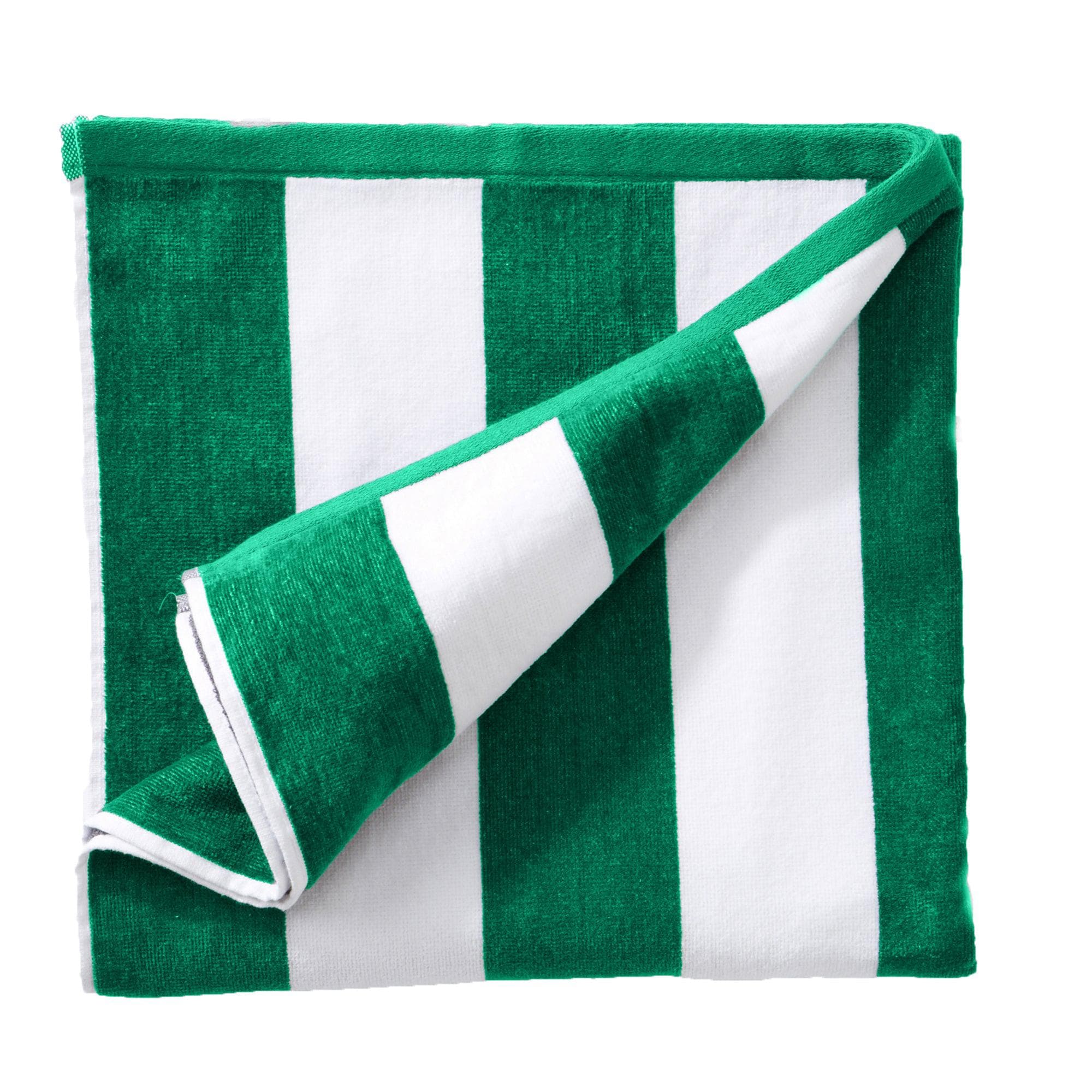 Cotton Velour Cabana Stripe Beach Towel - Novia Collection - Image 128