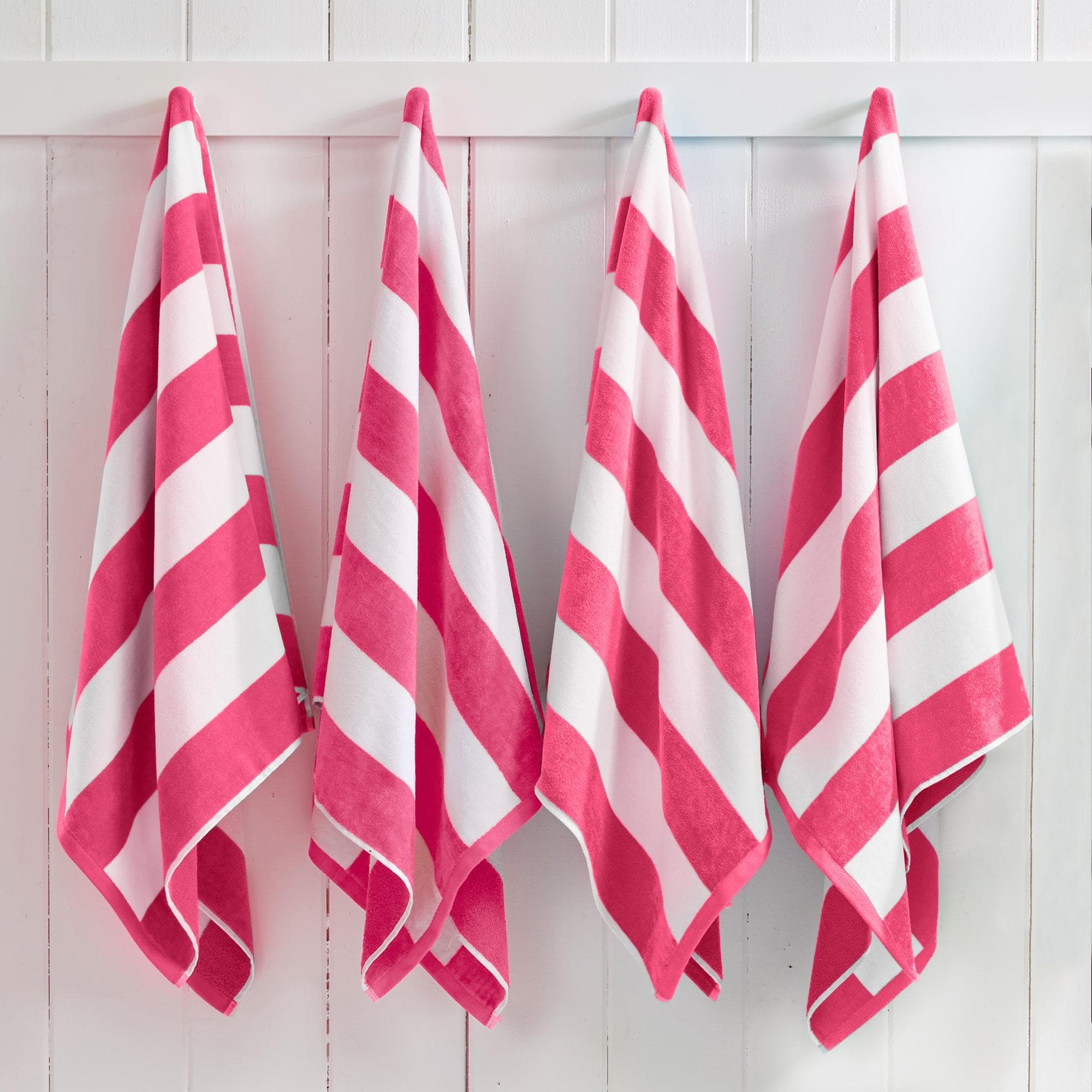 Cotton Velour Cabana Stripe Beach Towel - Novia Collection - Image 134