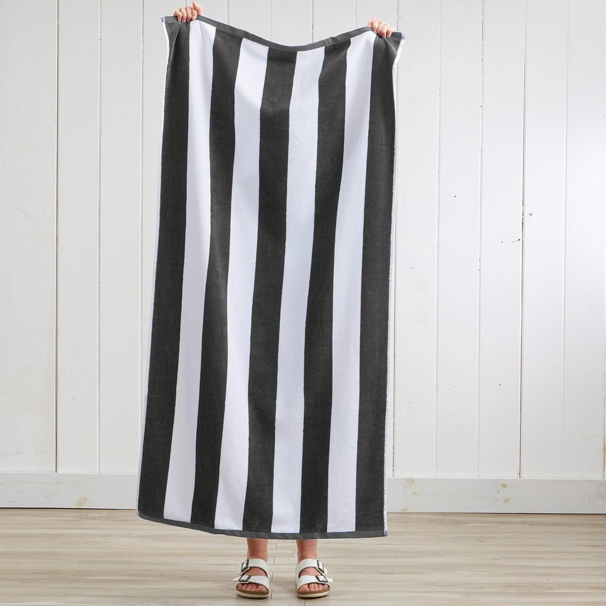 Cotton Velour Cabana Stripe Beach Towel - Novia Collection - Image 14