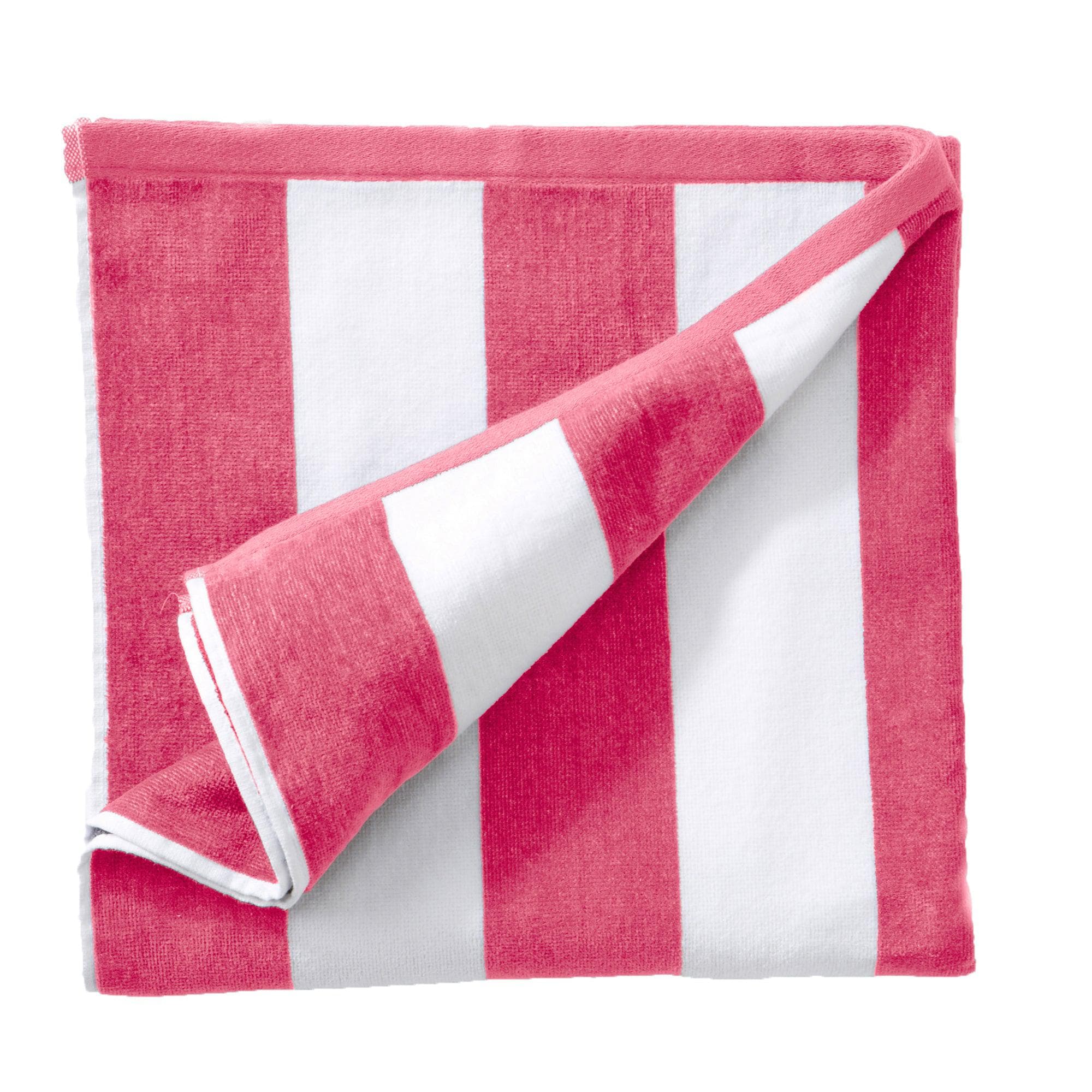 Cotton Velour Cabana Stripe Beach Towel - Novia Collection - Image 140