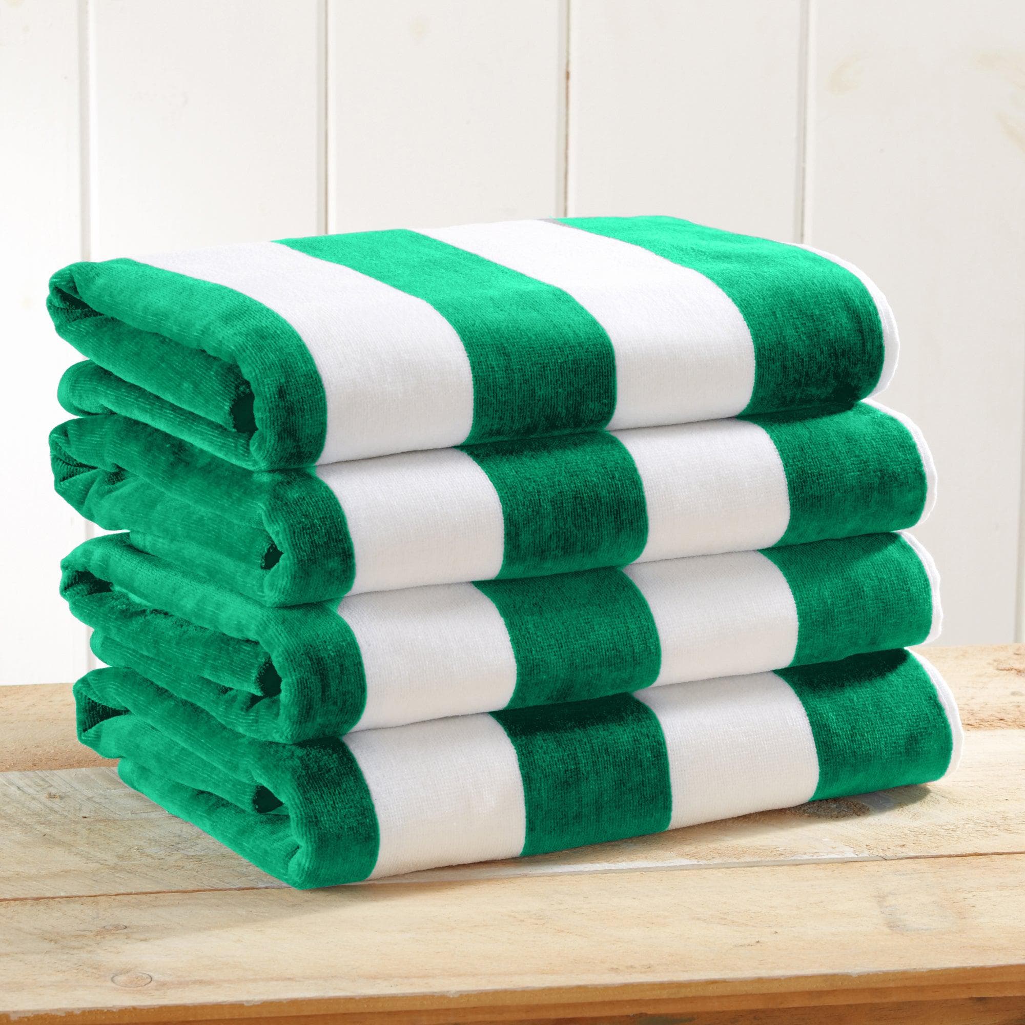 Cotton Velour Cabana Stripe Beach Towel - Novia Collection - Image 169