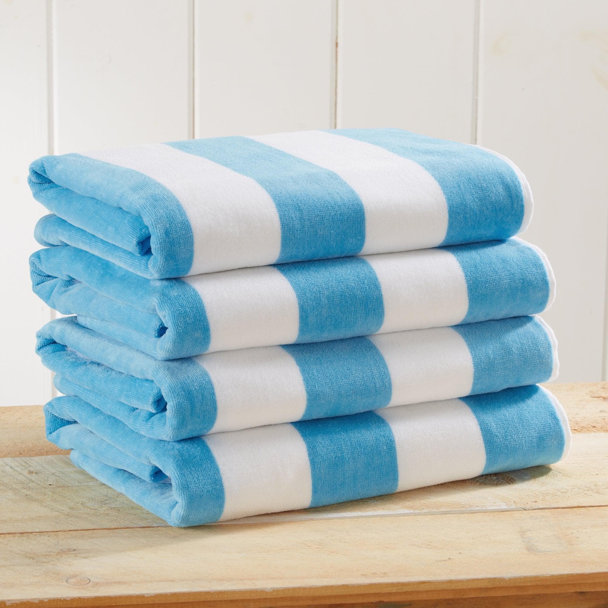 Cotton Velour Cabana Stripe Beach Towel - Novia Collection - Image 23