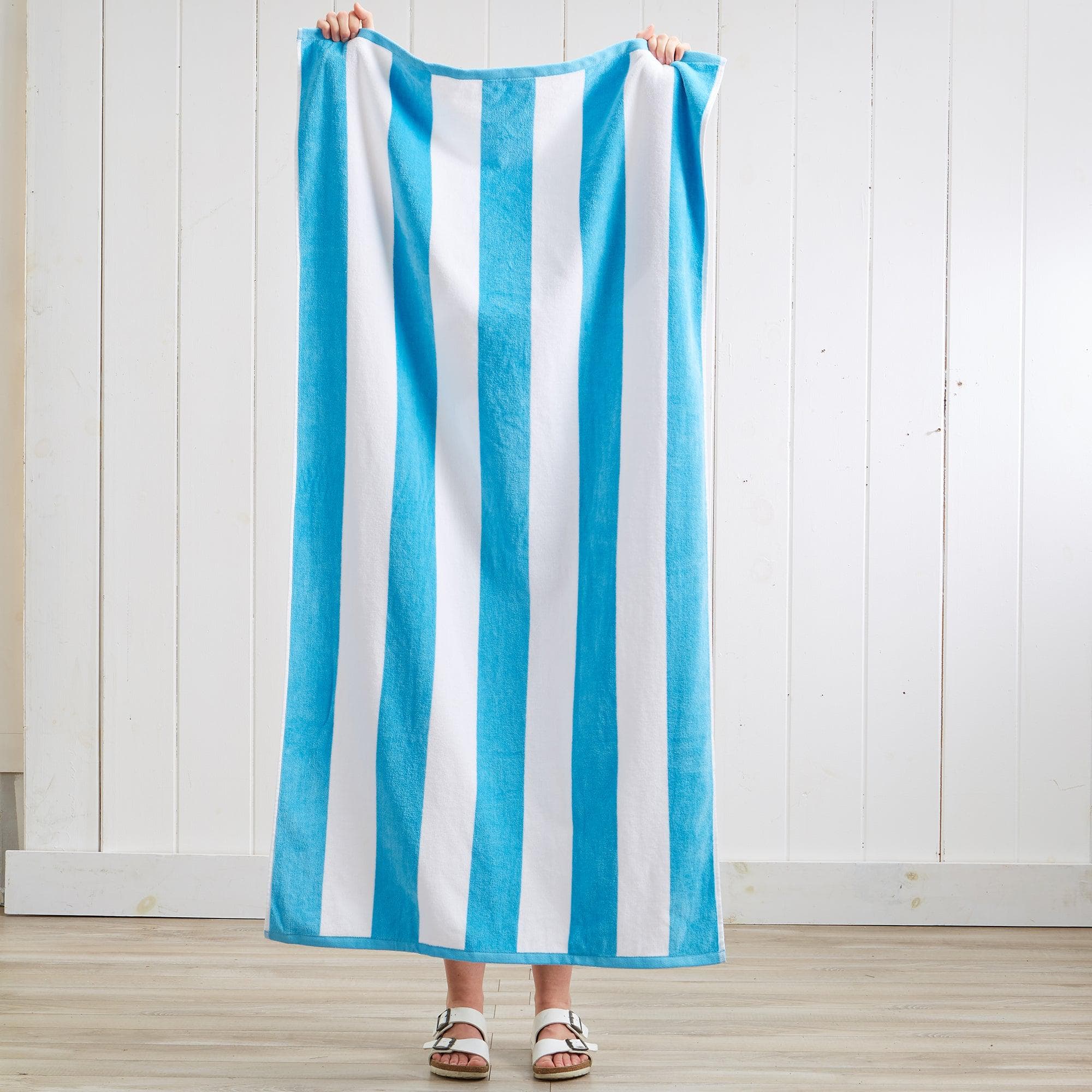 Cotton Velour Cabana Stripe Beach Towel - Novia Collection - Image 32