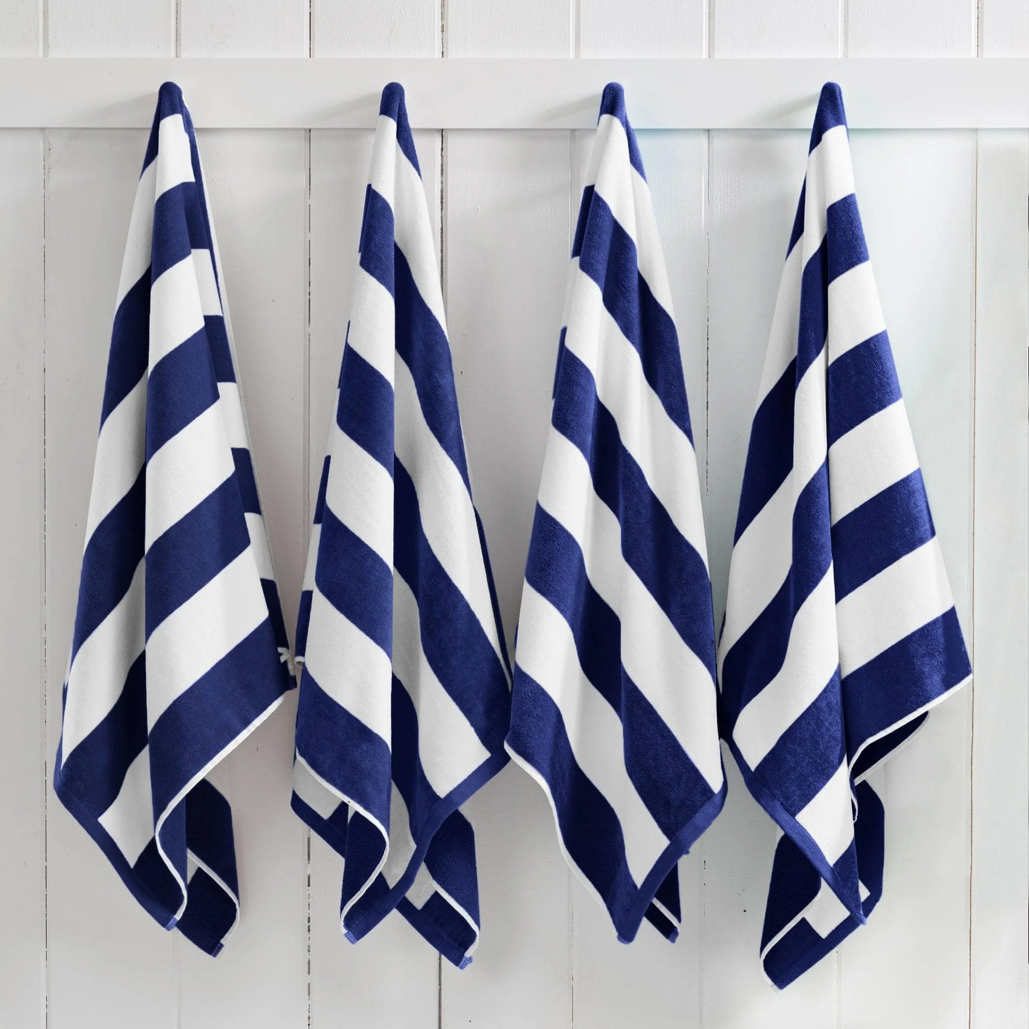 Cotton Velour Cabana Stripe Beach Towel - Novia Collection - Image 43