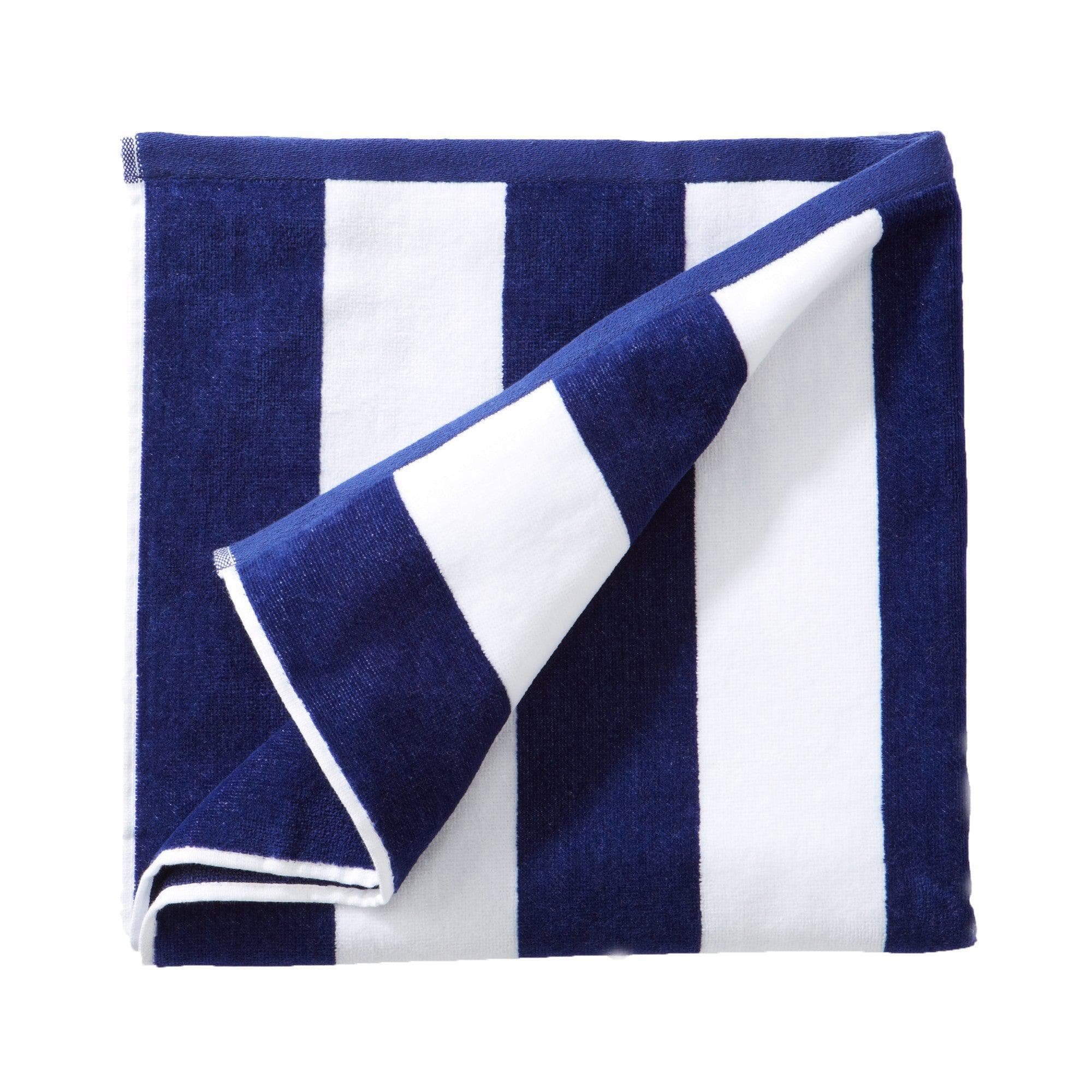 Cotton Velour Cabana Stripe Beach Towel - Novia Collection - Image 49