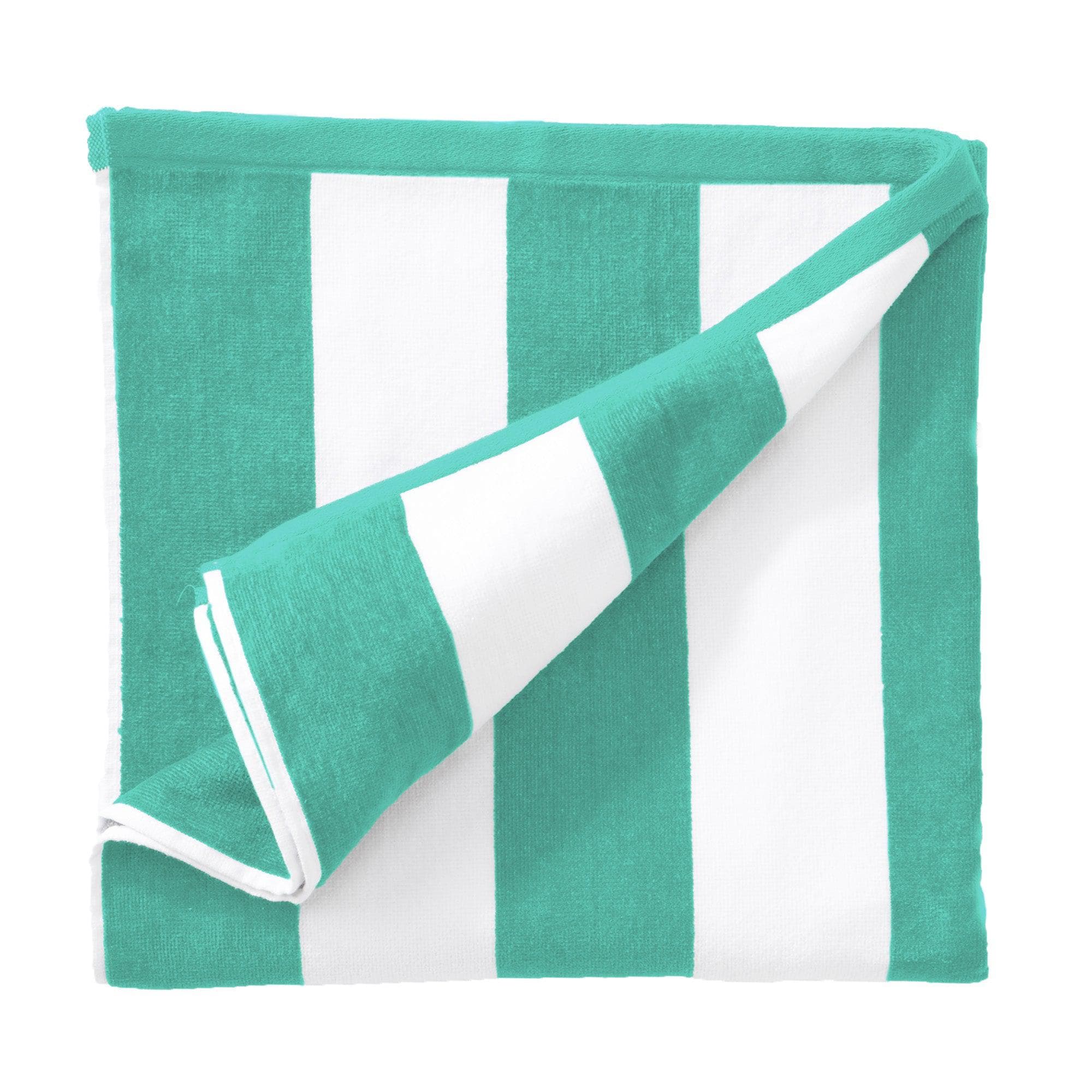 Cotton Velour Cabana Stripe Beach Towel - Novia Collection - Image 67