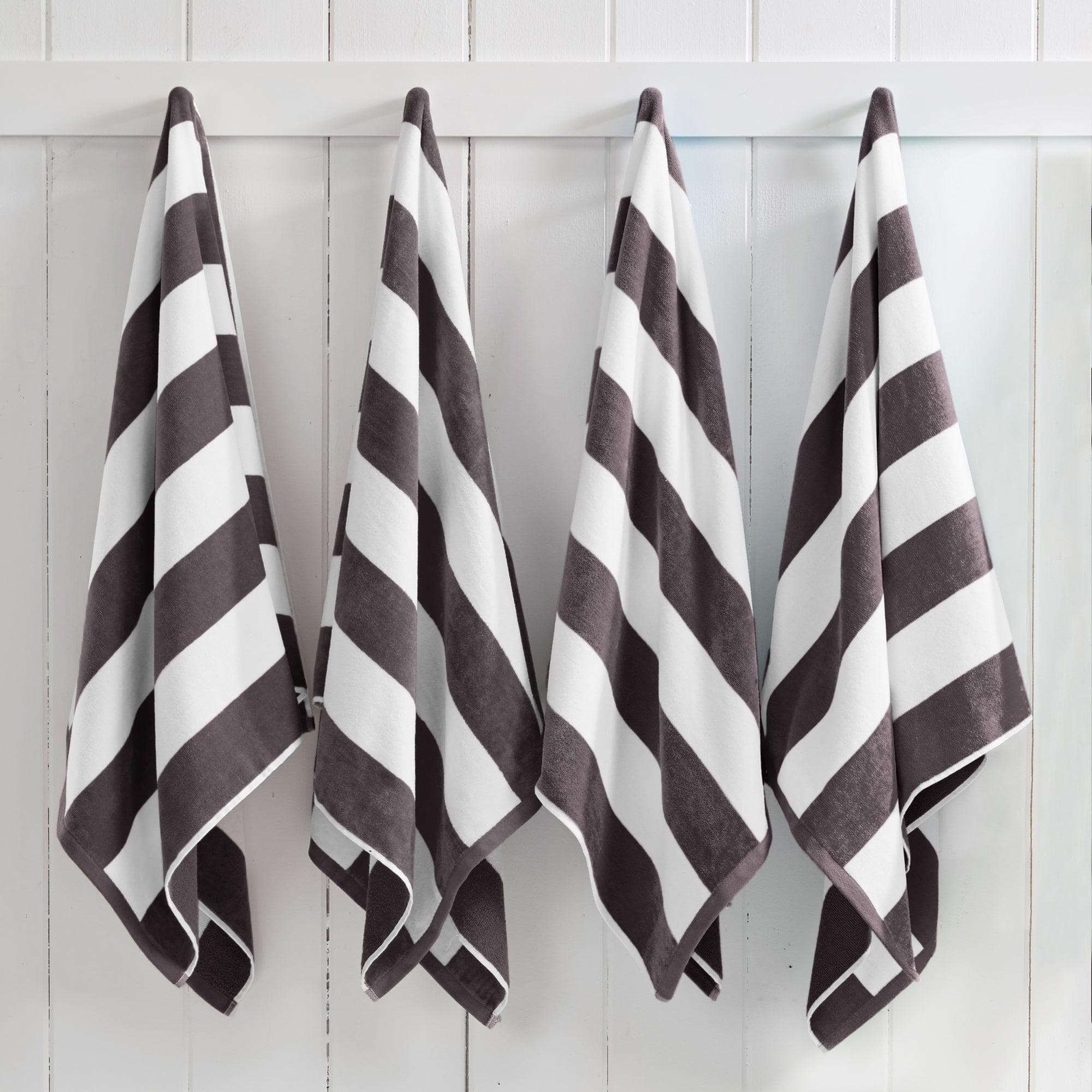 Cotton Velour Cabana Stripe Beach Towel - Novia Collection - Image 7