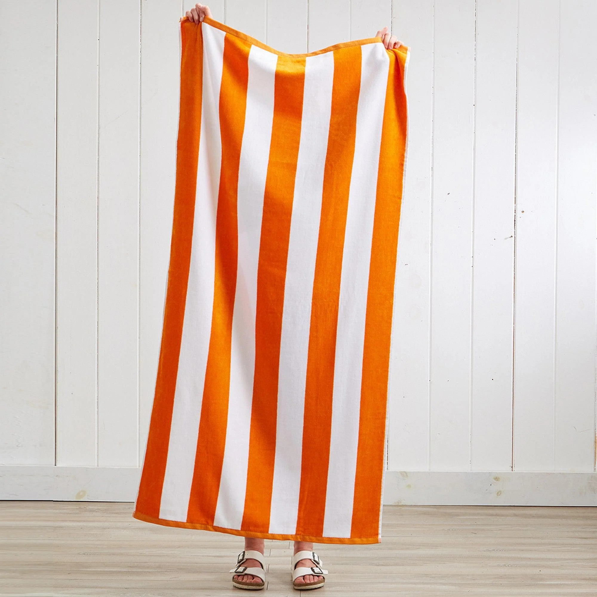 Cotton Velour Cabana Stripe Beach Towel - Novia Collection - Image 86