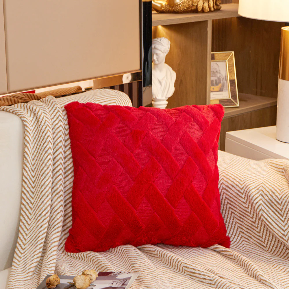 Crossline-shaped Plush Throw Pillow (With Insert) - Image 11