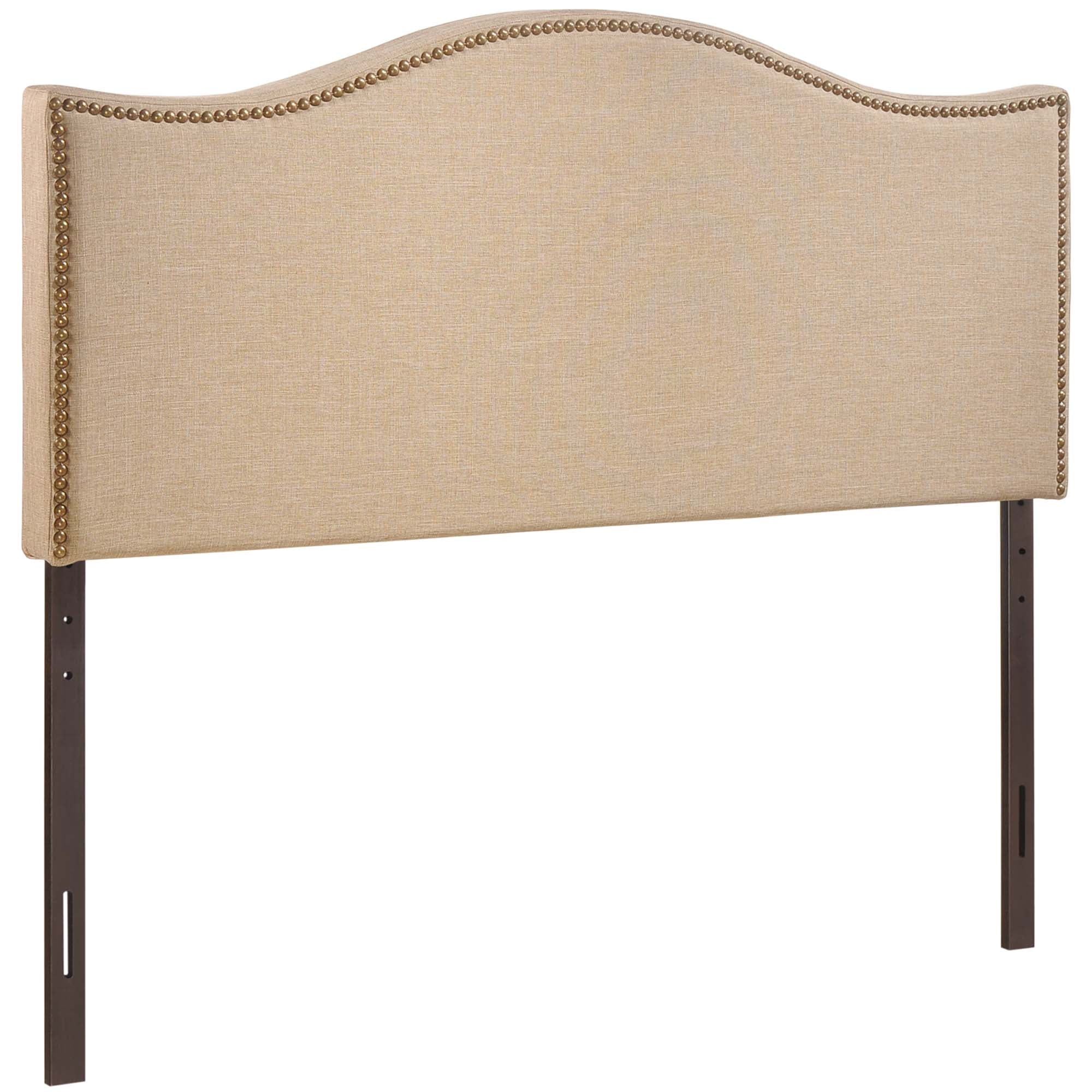 Curl Nailhead Upholstered Queen Headboard by Modway - Image 10