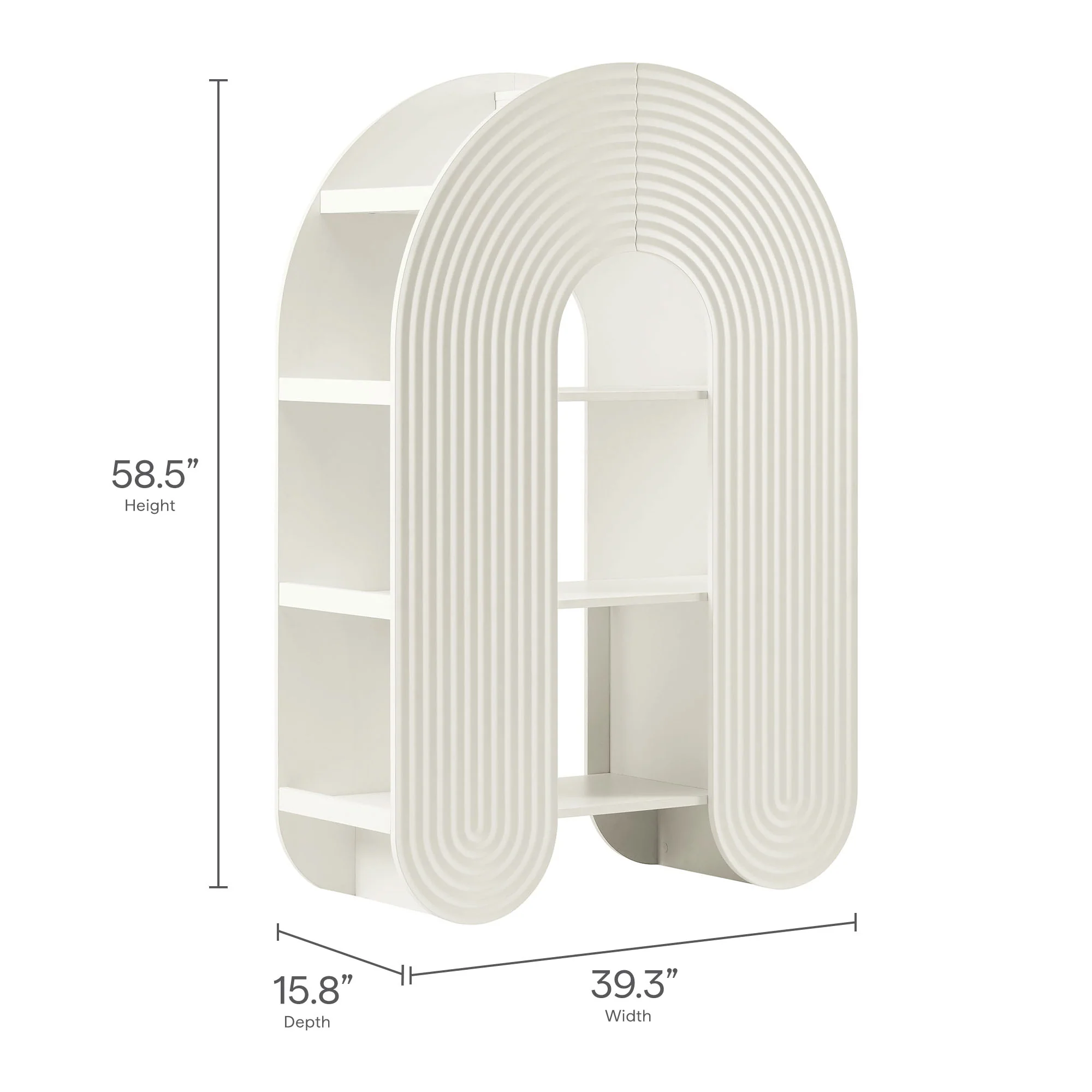 Daydream 58" Arched Bookshelf by Modway - Image 18