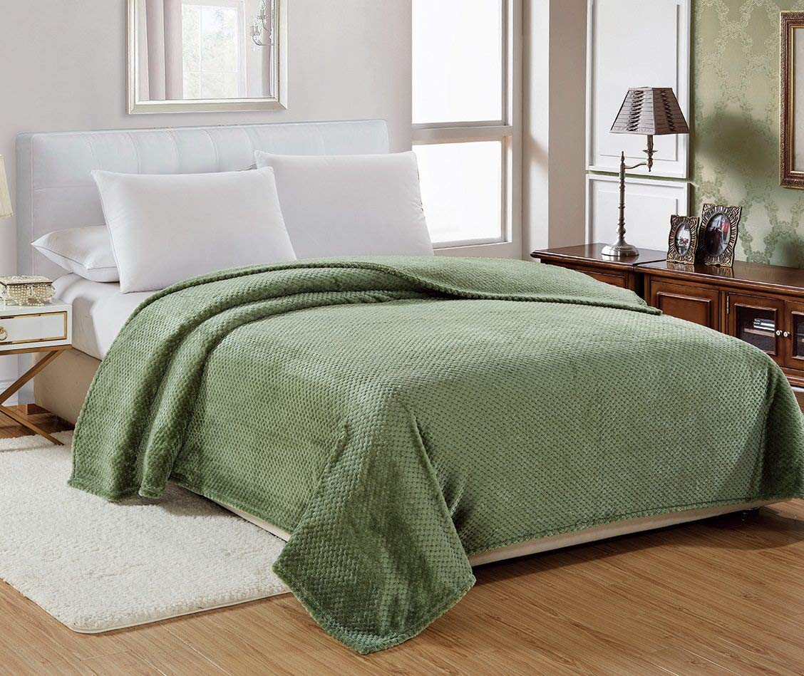 Decor&More Home Essentials Popcorn Textured Microplush Blanket - Image 14