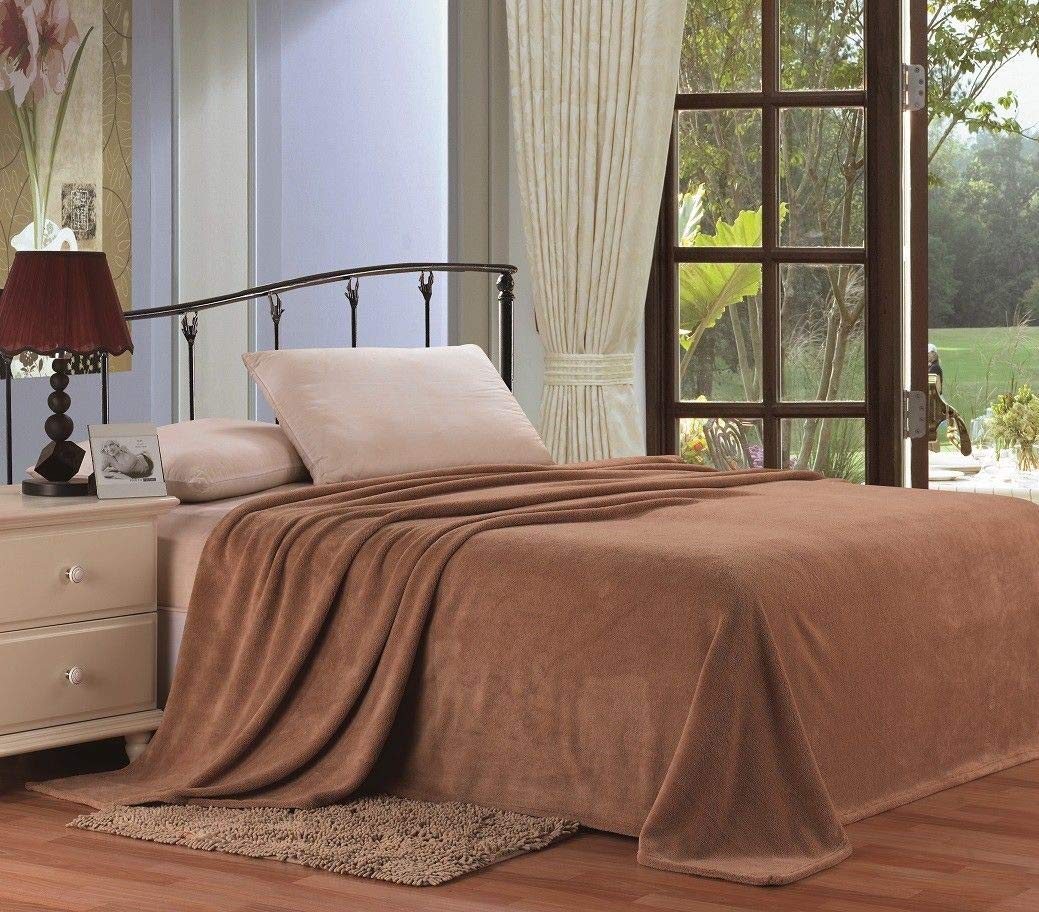 Decor&More Home Essentials Solid Microplush Blanket - Image 11