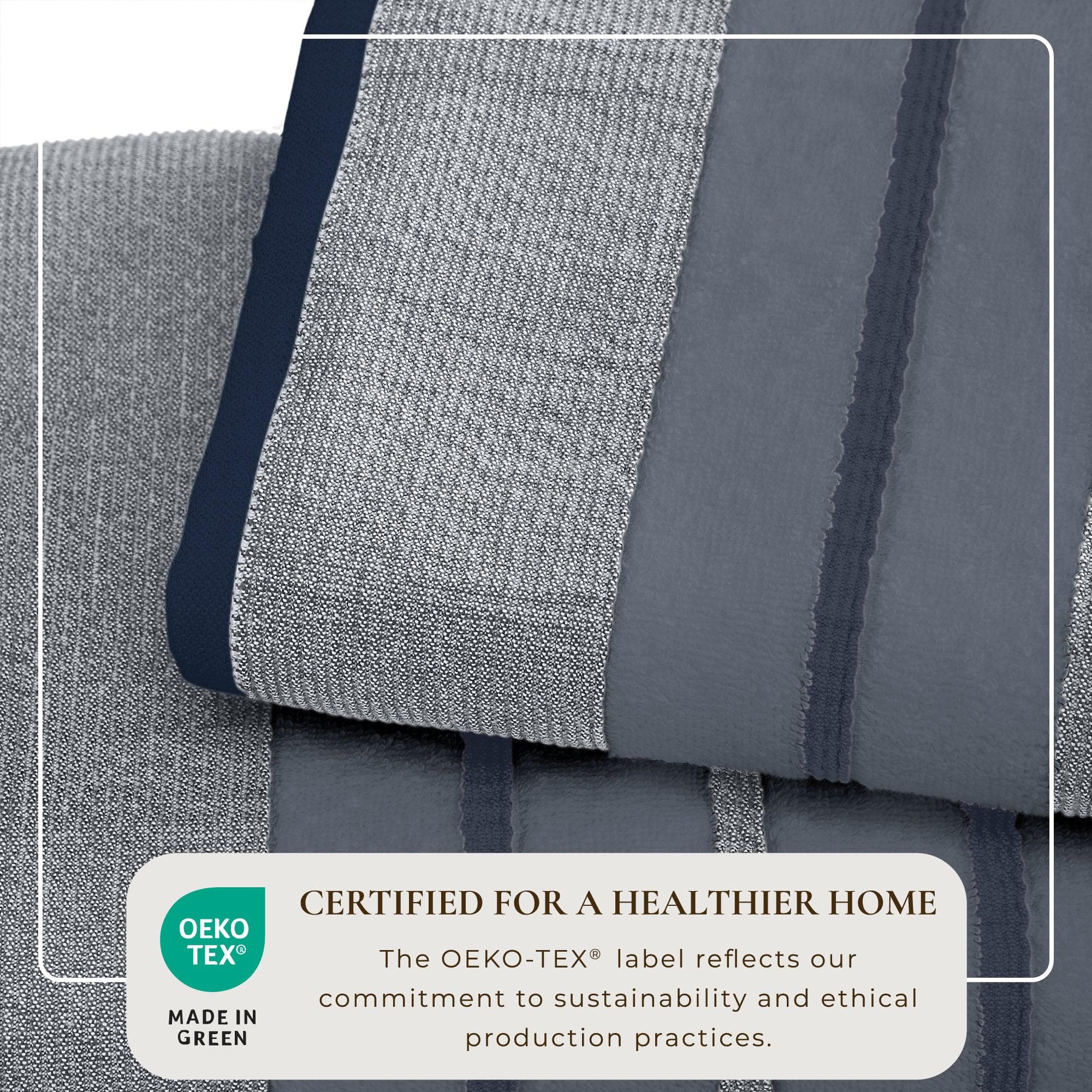 Decorative Cotton Stripe Bath Towel Set - Noelle Collection - Image 67