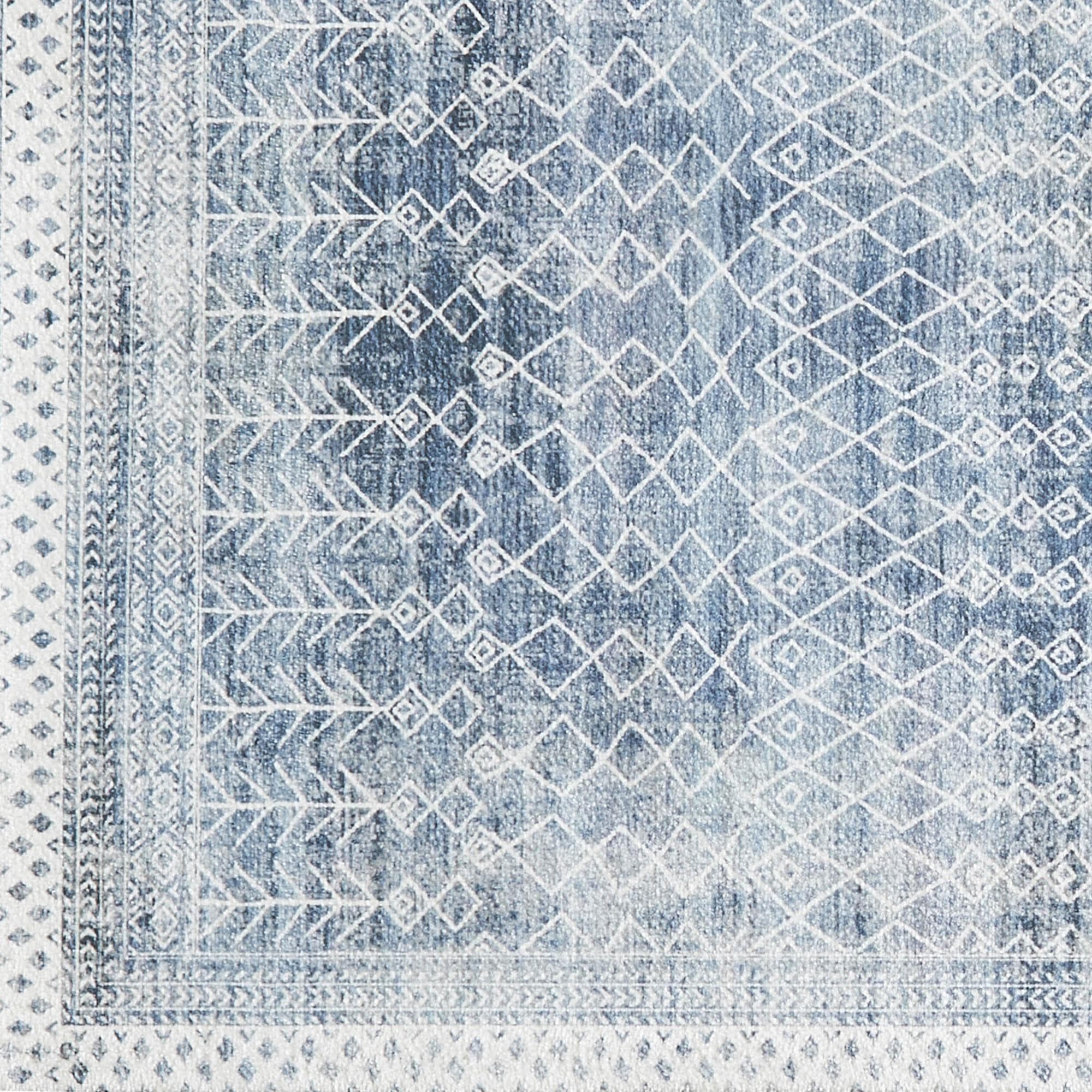 Distressed Moroccan Machine Washable Accent Area Rug 3  x  5 - Neve Collection - Image 5