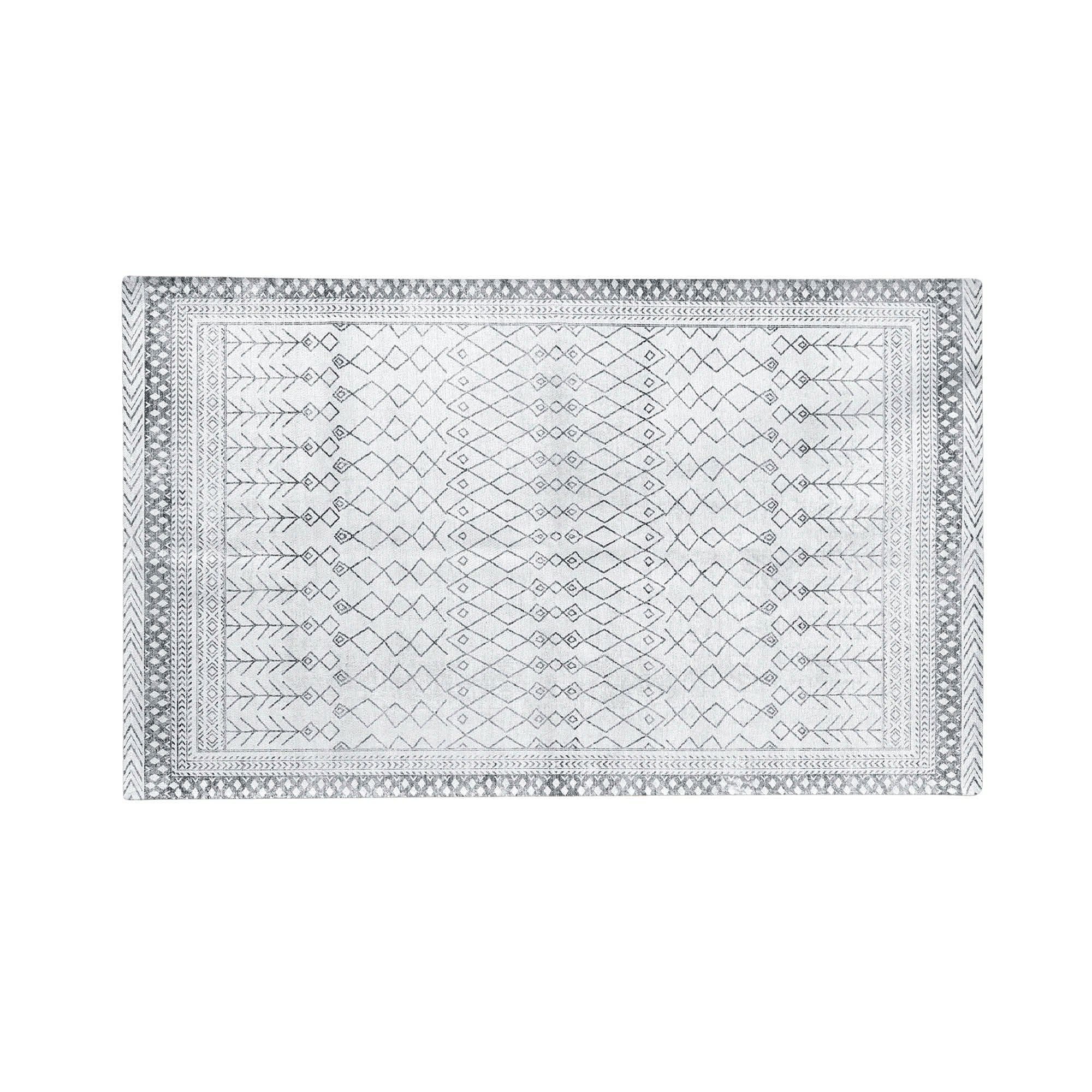 Distressed Moroccan Machine Washable Accent Area Rug 3  x  5 - Neve Collection - Image 7
