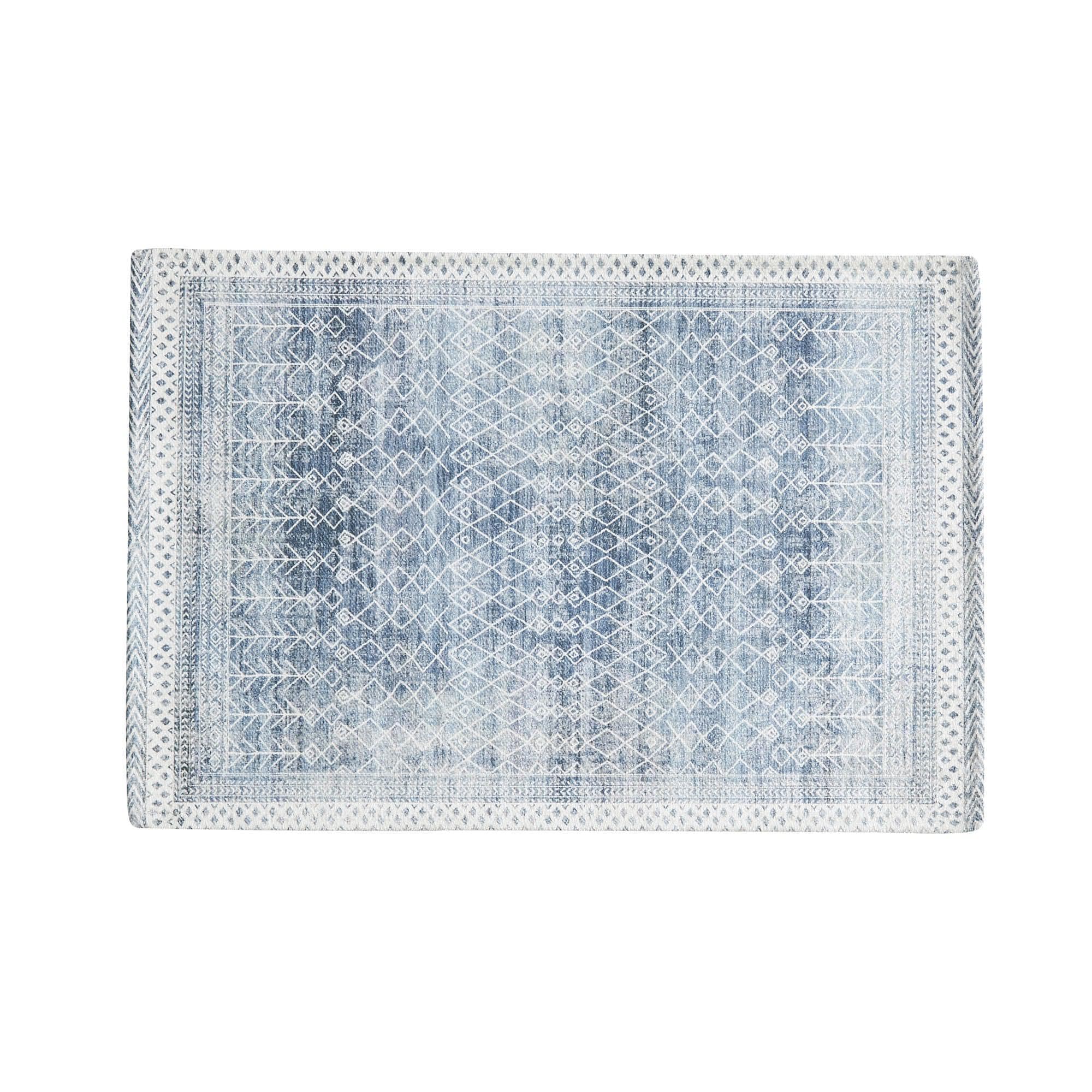 Distressed Moroccan Machine Washable Accent Area Rug 5' x 7' - Image 2