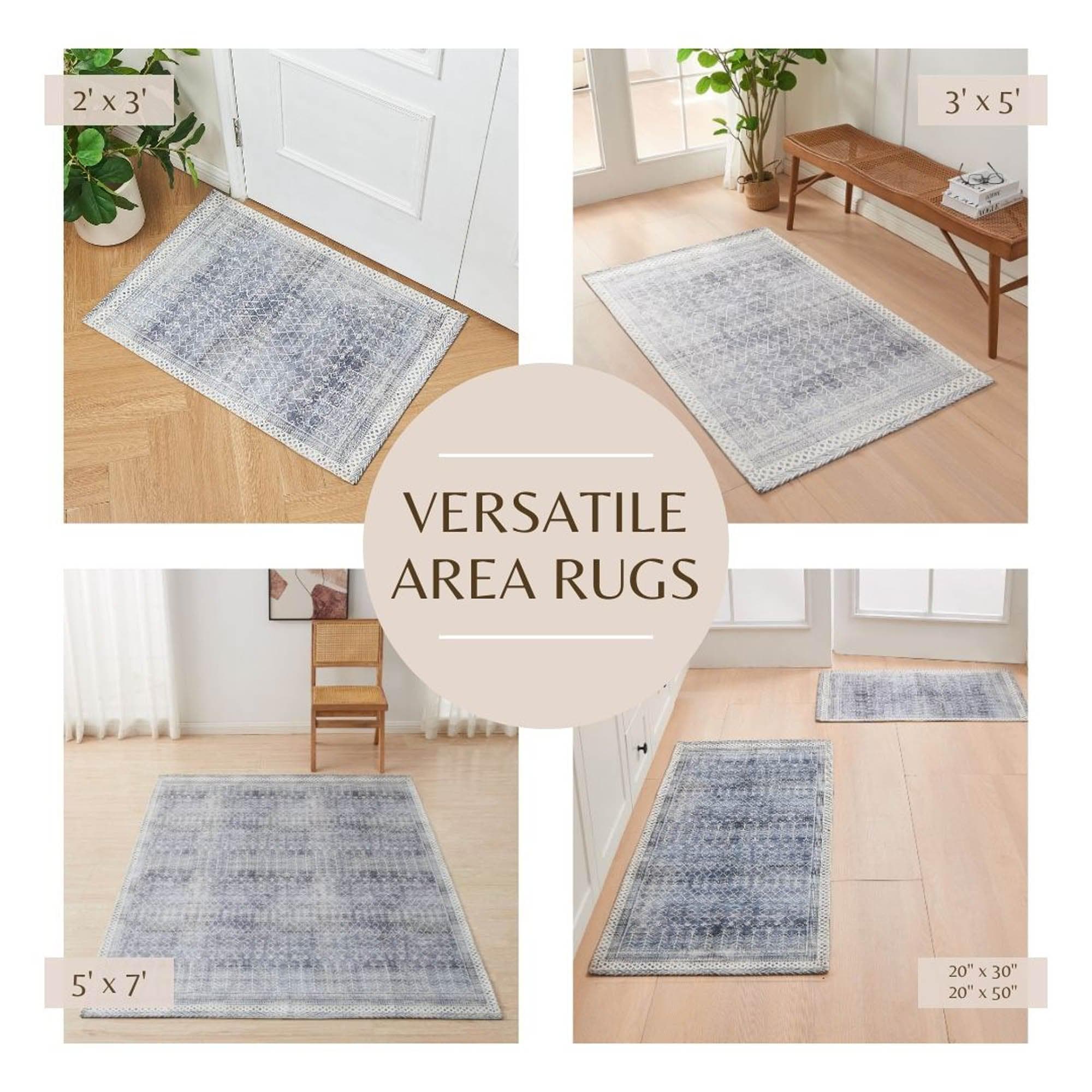 Distressed Moroccan Machine Washable Accent Runner 24 x 7 - Neve Collection - Image 3
