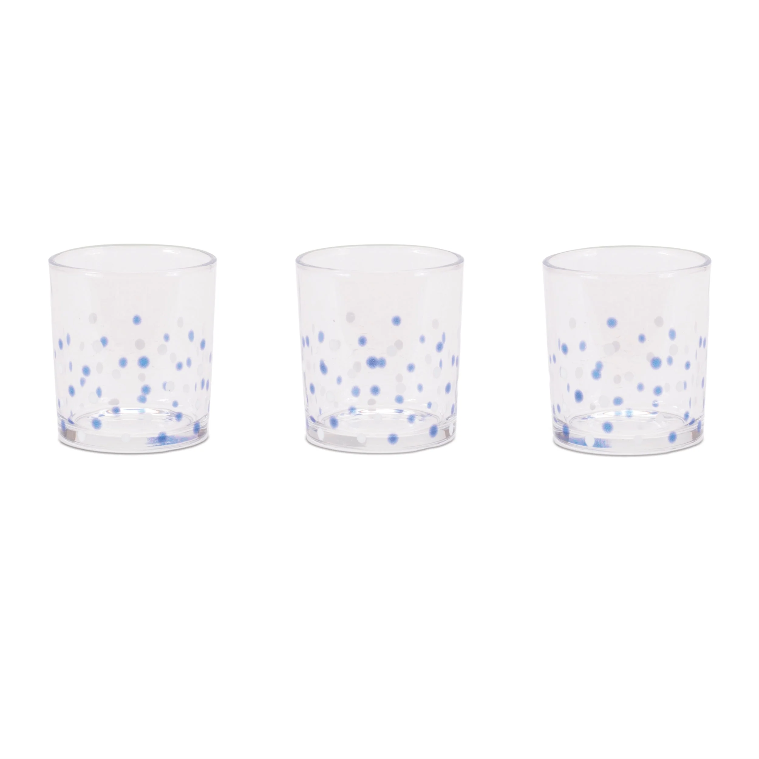 Dotted Glass Votive Candle Holder (Set of 3)