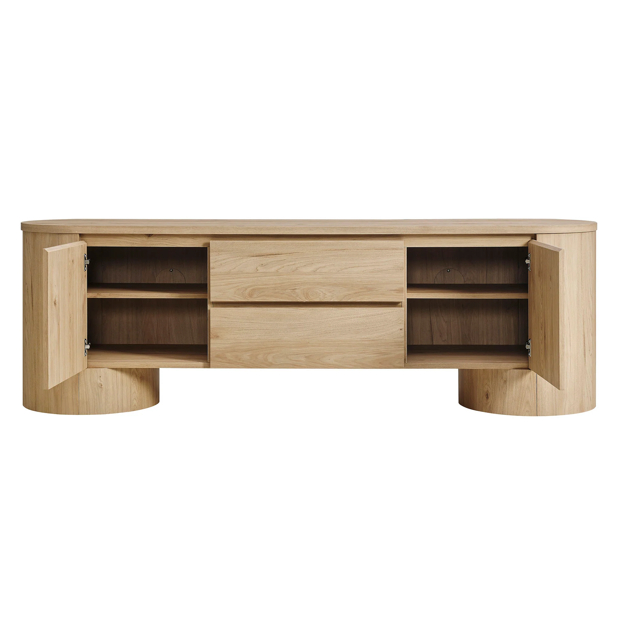 Duval 71 Inch Oval TV Cabinet by Modway - Image 9